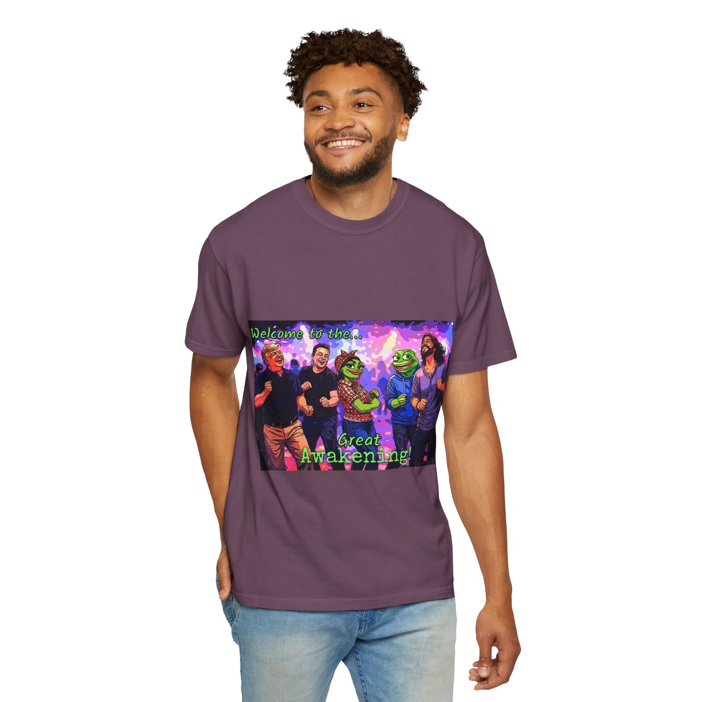 Great Awakening T-Shirt — Psychedelic Pepe & Friends Graphic Tee