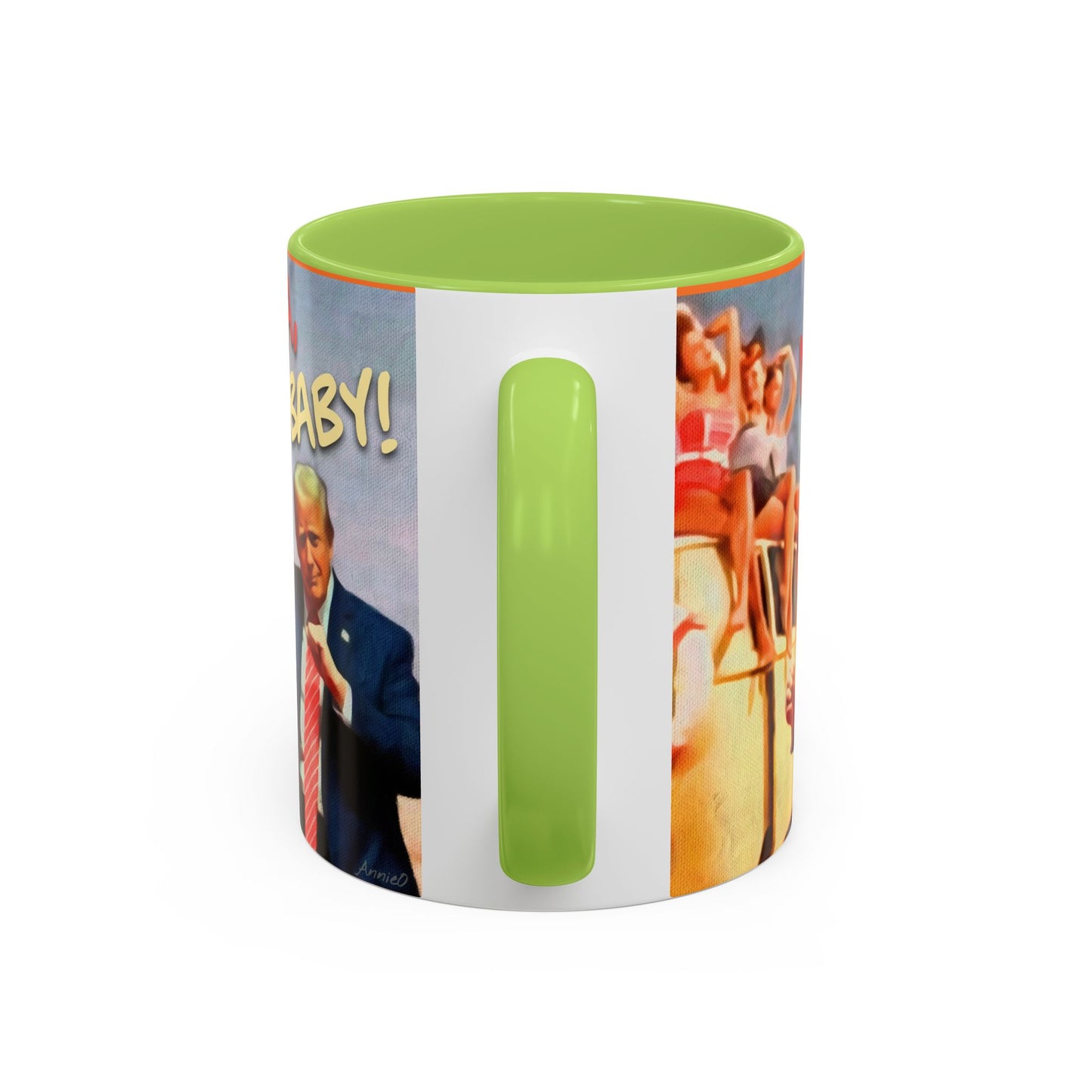Political Novelty Covfefe Mug – "MAGA Baby" Retro Campaign Design
