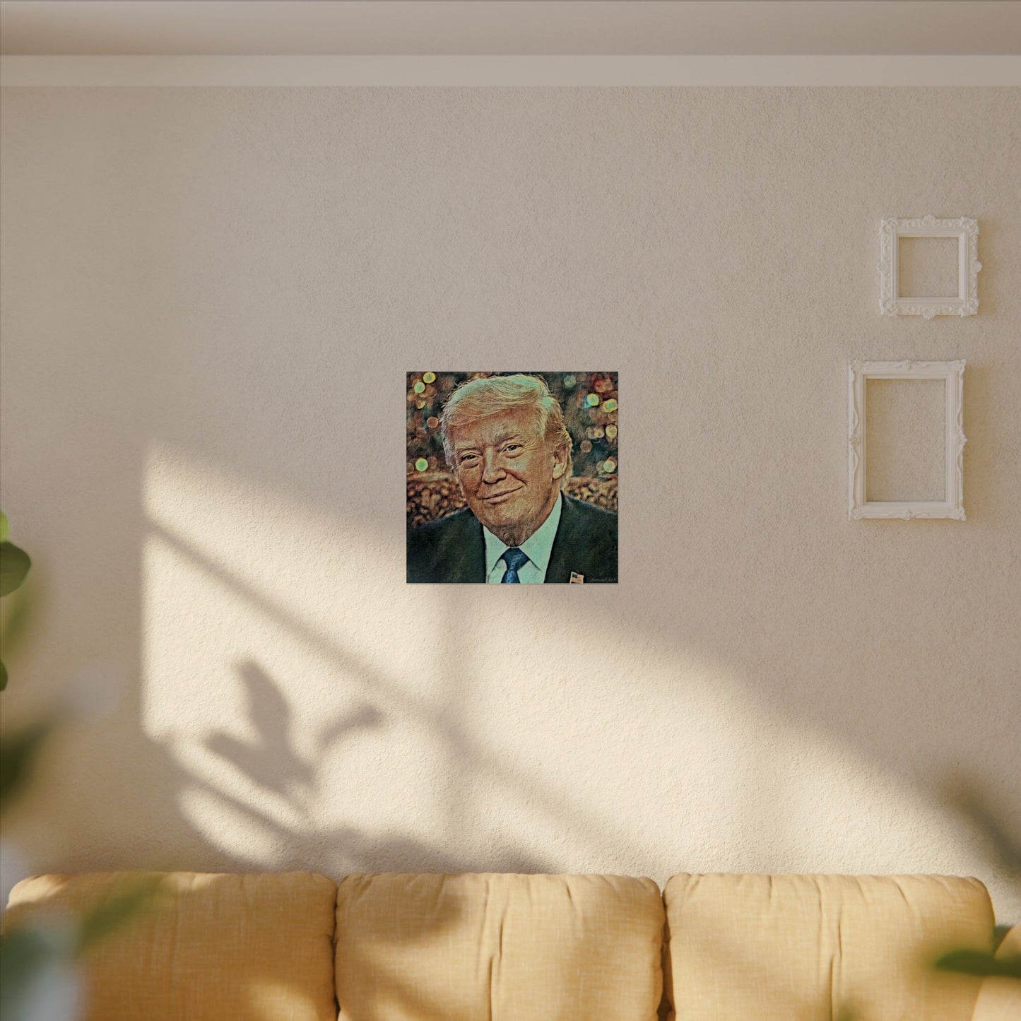 Trump Textured Watercolor Matte Poster