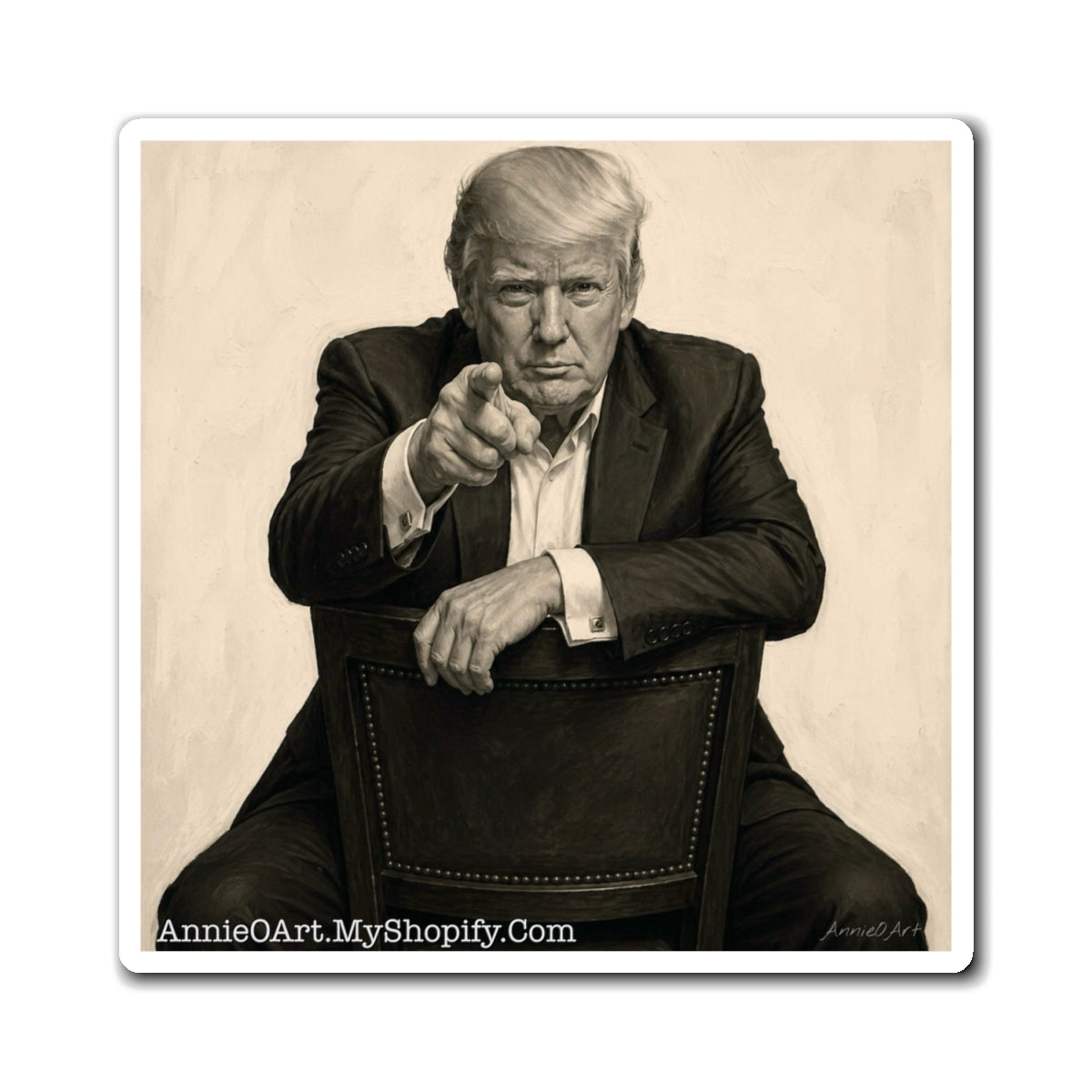Trump ‘They’re Not After Me’ Pose Fridge Magnet