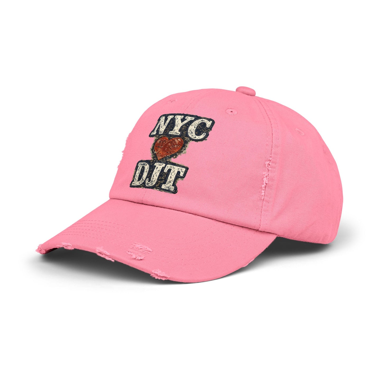 Distressed NYC❤️DJT Vintage Baseball Cap