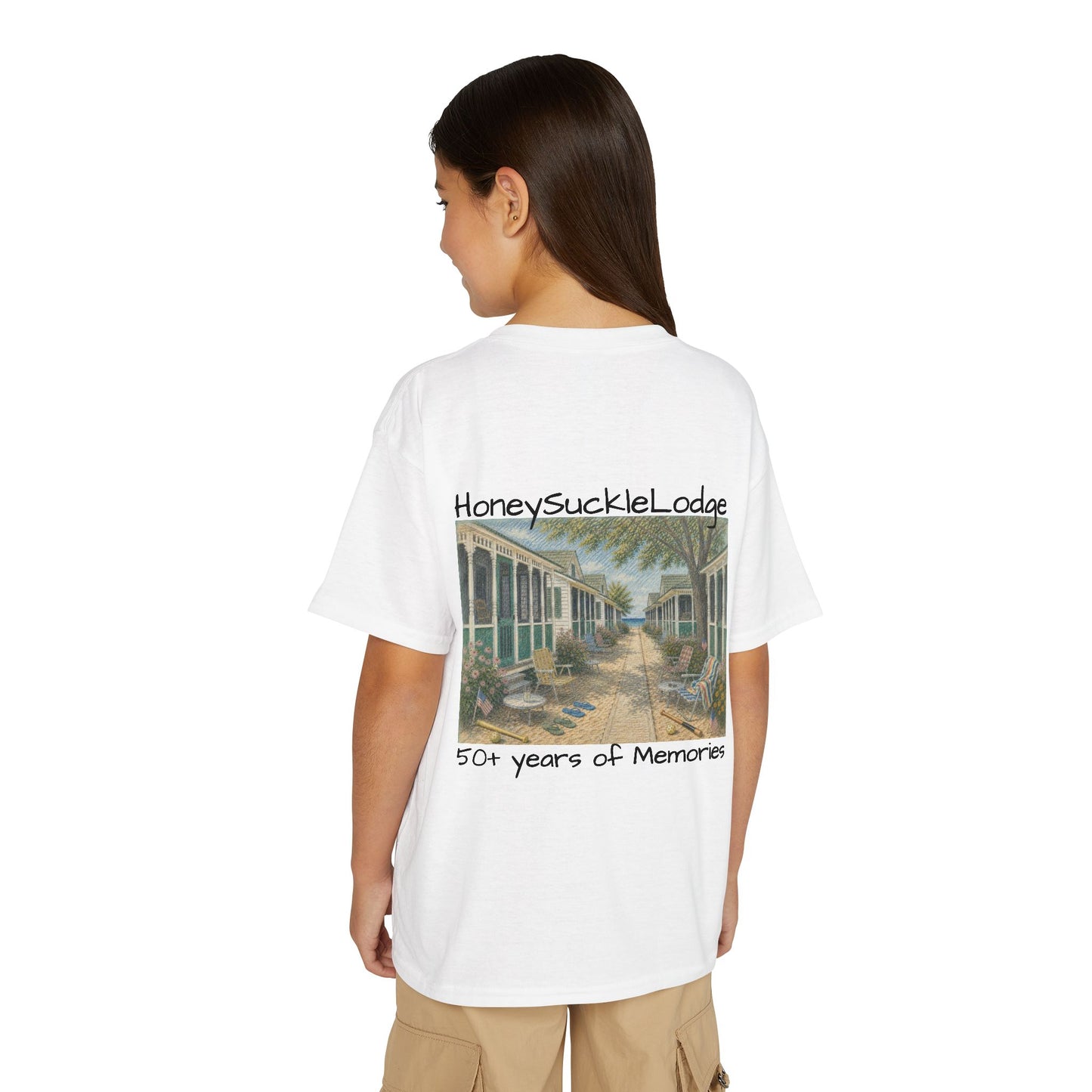 Youth Tee — "Happy 250th America!" Vintage Summer Beach Kids T‑Shirt