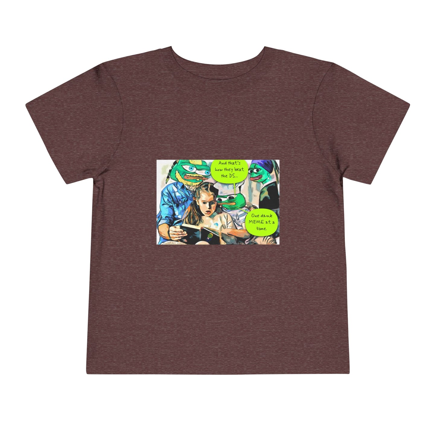 Grandkids of Anons Toddler Tee — Funny Frog Meme Family Gaming Graphic