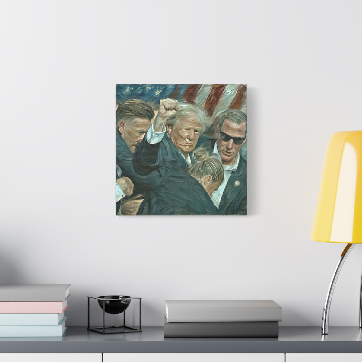 Trump ‘FIGHT!’ Fist-Raise Matte Canvas