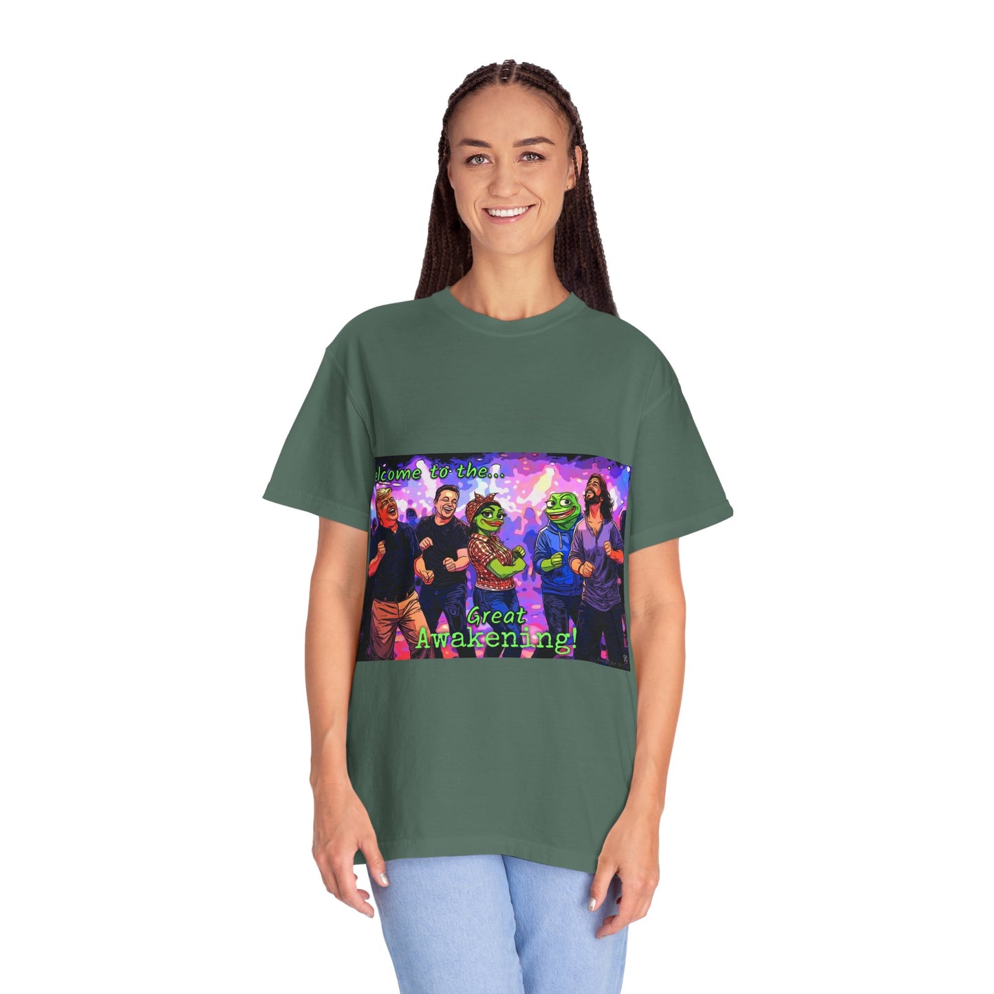 Great Awakening T-Shirt — Psychedelic Pepe & Friends Graphic Tee