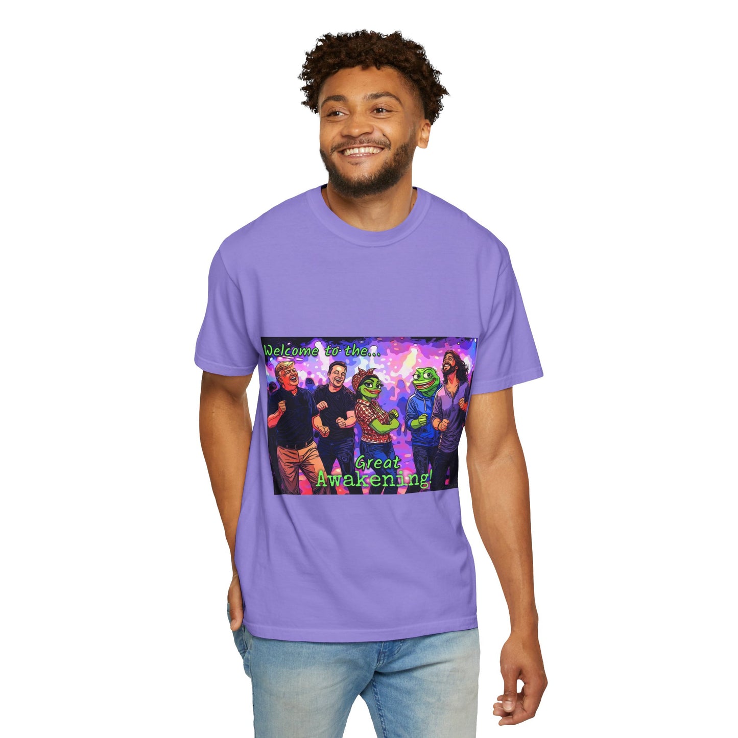 Great Awakening T-Shirt — Psychedelic Pepe & Friends Graphic Tee