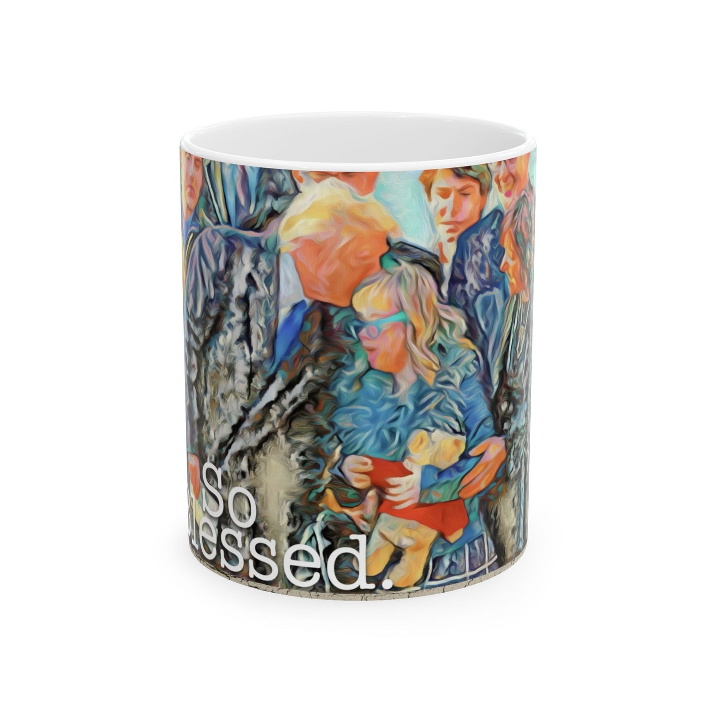 So Blessed Ceramic Covfefe Mug — Inspirational Faith Coffee Cup (11oz, 15oz)