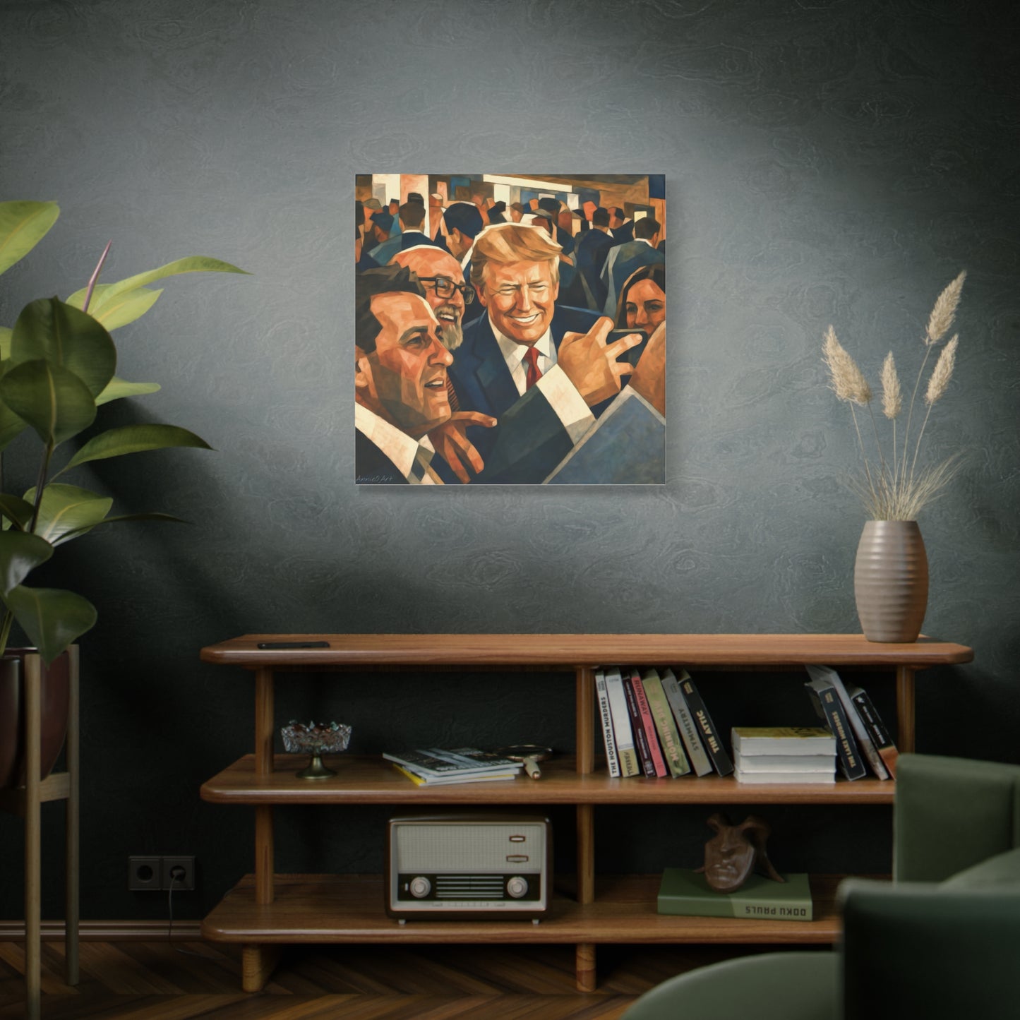 Trump Man of the People Portrait Canvas
