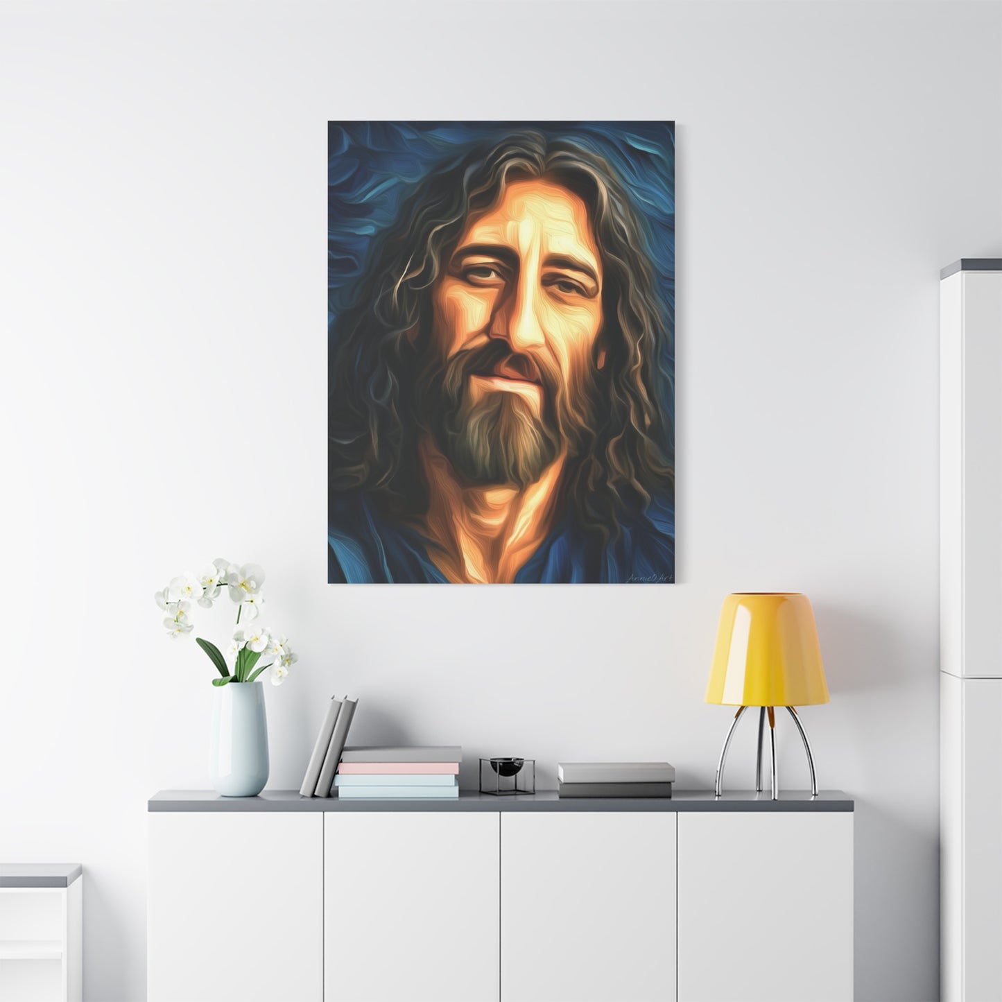 ‘He Is With You’ Jesus Portrait Canvas