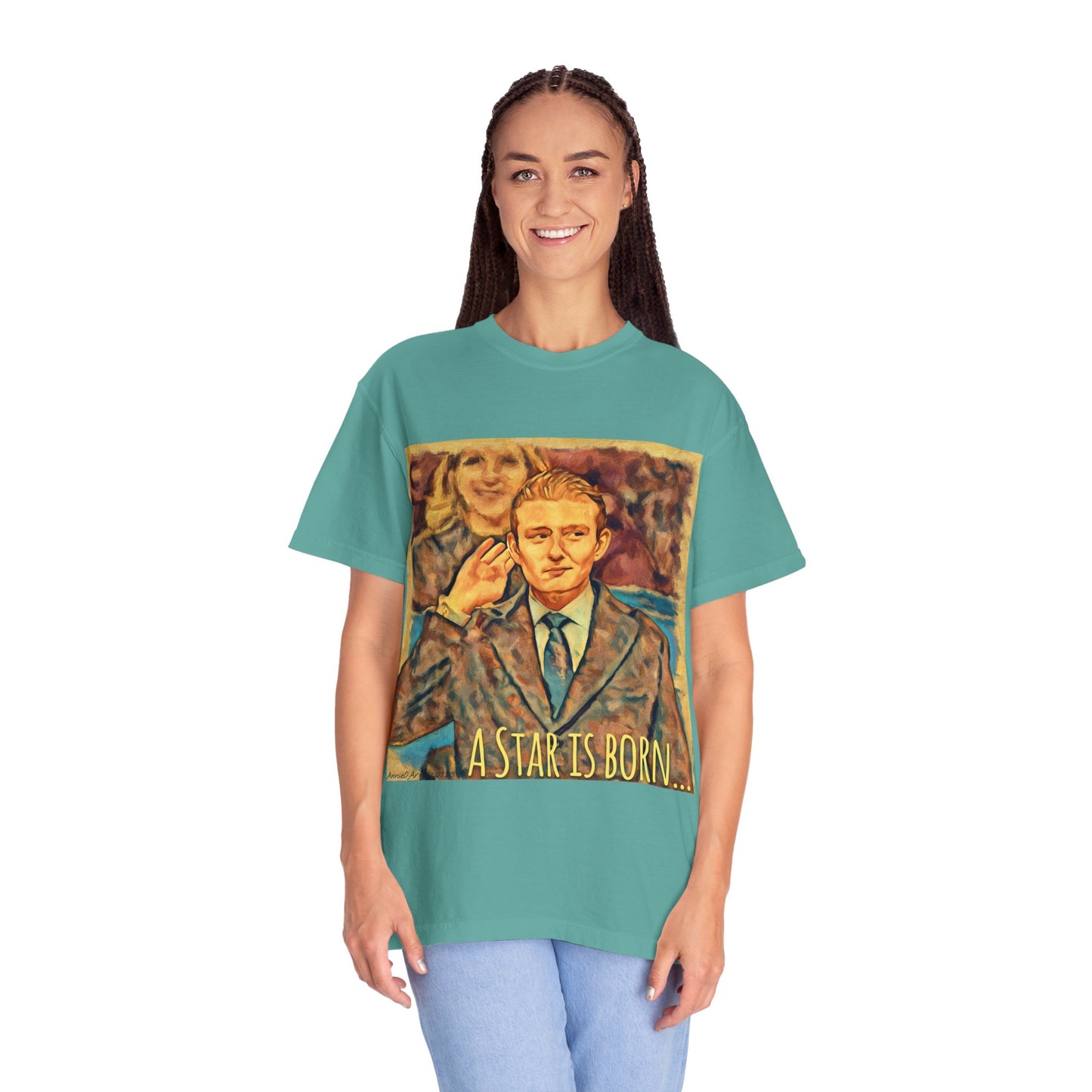Barron’s “A Star Is Born” T-Shirt — Vintage Portrait Graphic Tee