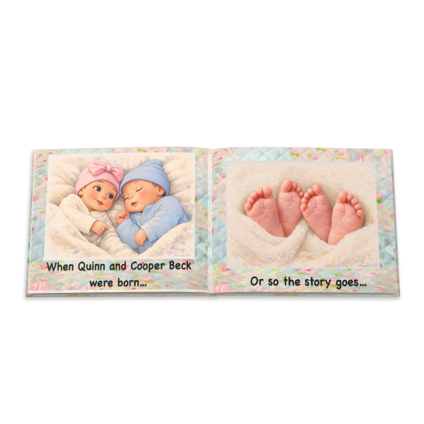 Hardcover Book — "Grandpa Henry & The Day The Babies Were Born" Keepsake