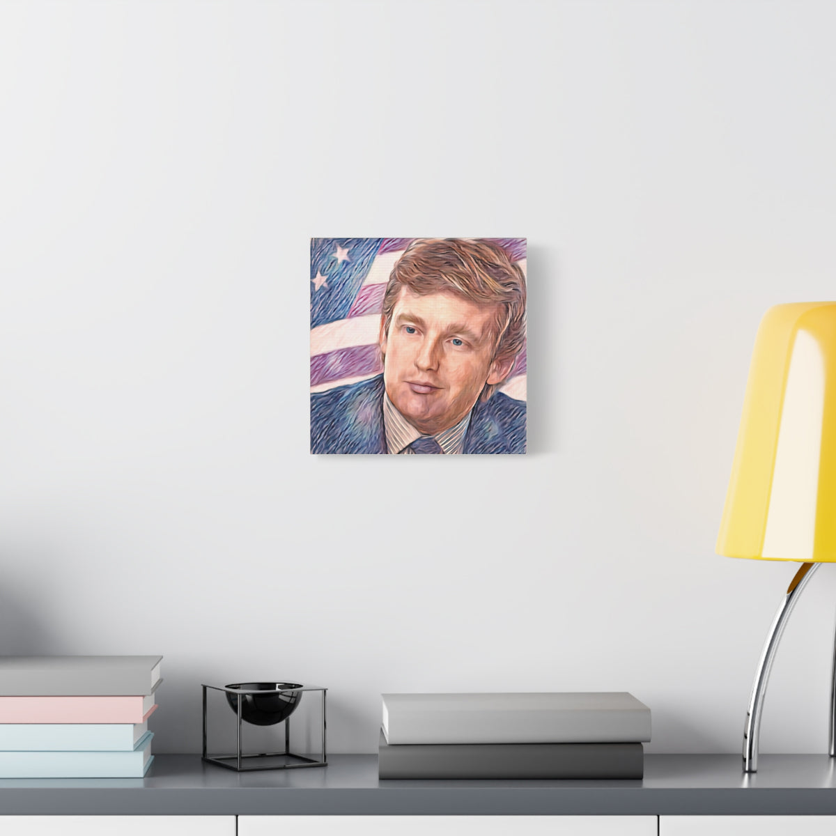 Trump Patriotic Portrait Canvas