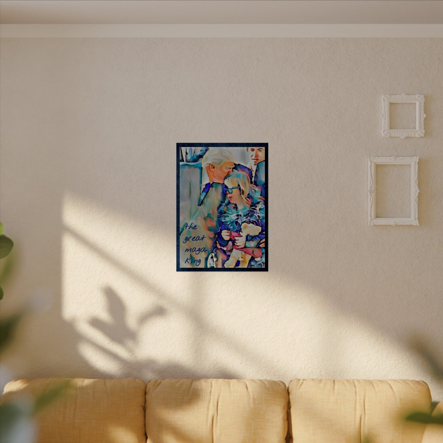 Watercolor Matte Poster — "The Great Maga King" Textured Art Print