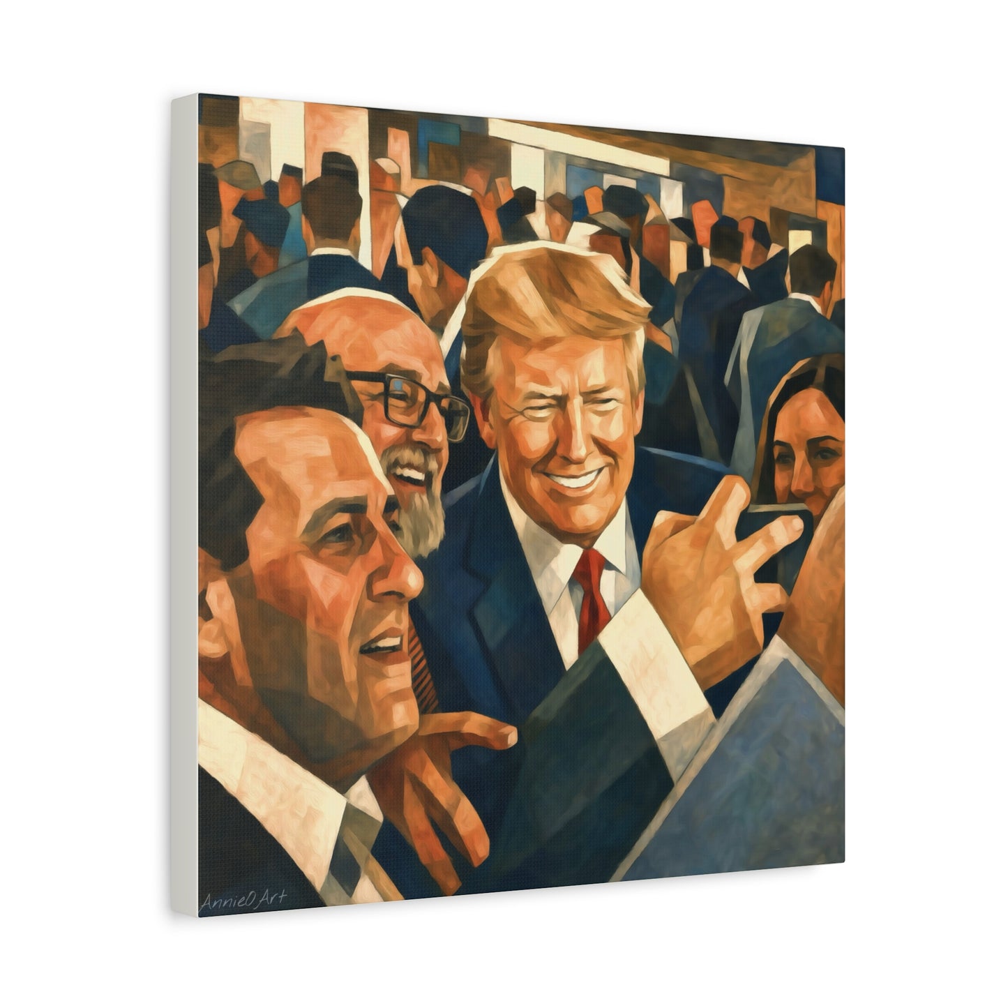 Trump Man of the People Portrait Canvas