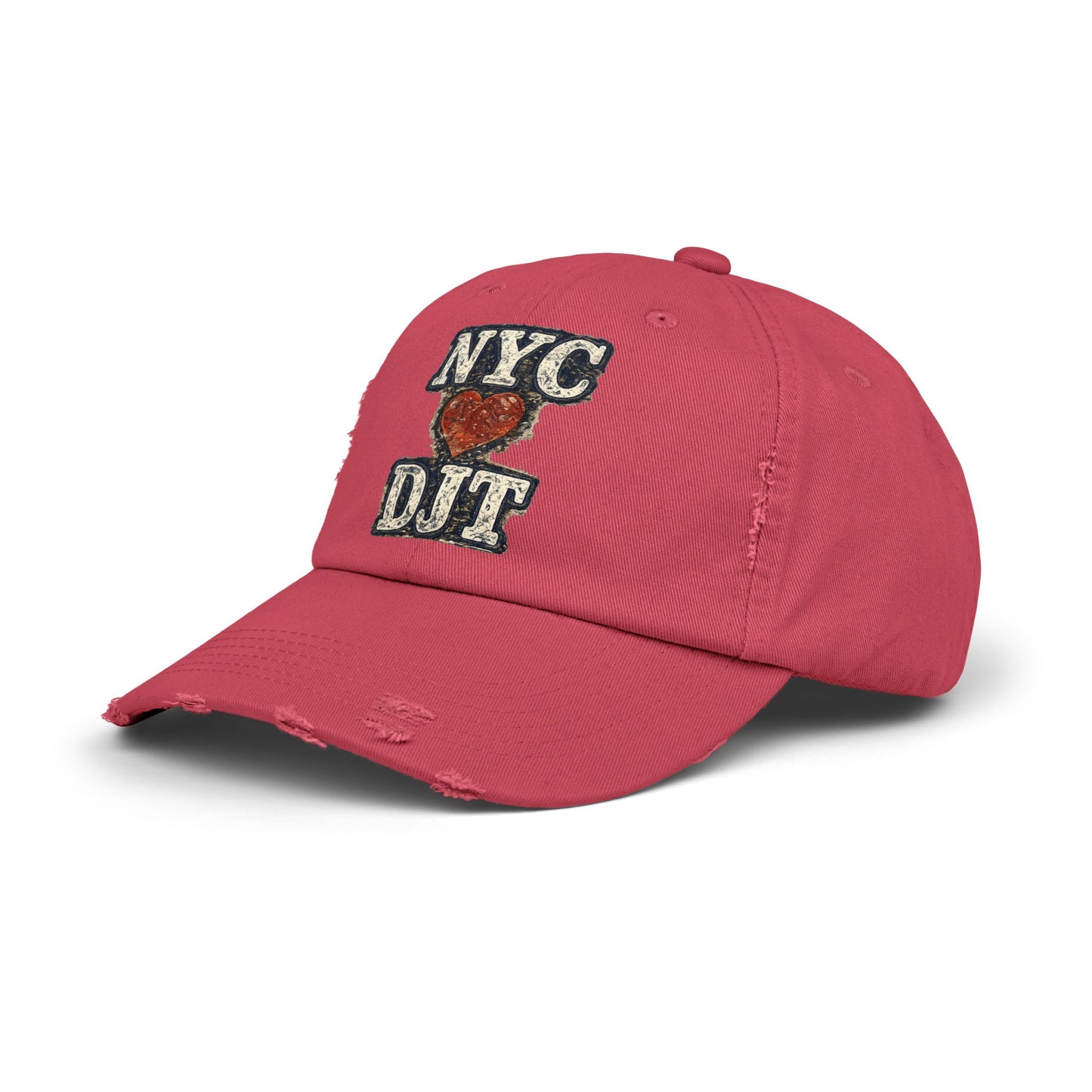 Distressed NYC❤️DJT Vintage Baseball Cap