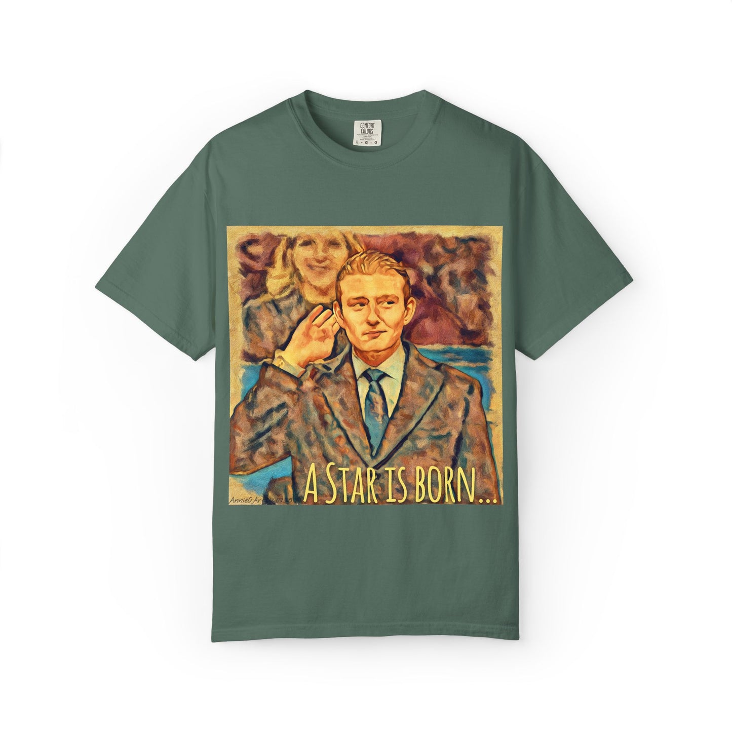 Barron’s “A Star Is Born” T-Shirt — Vintage Portrait Graphic Tee