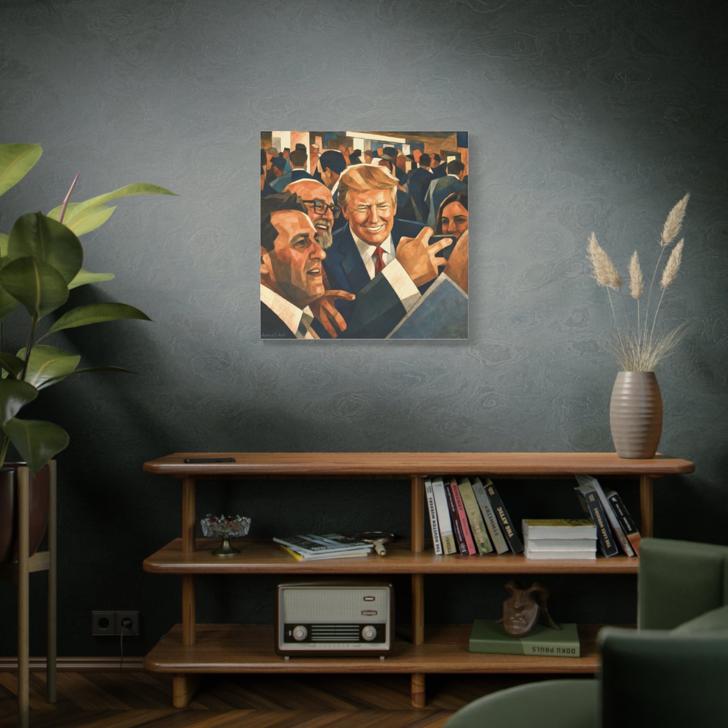 Trump Man of the People Portrait Canvas