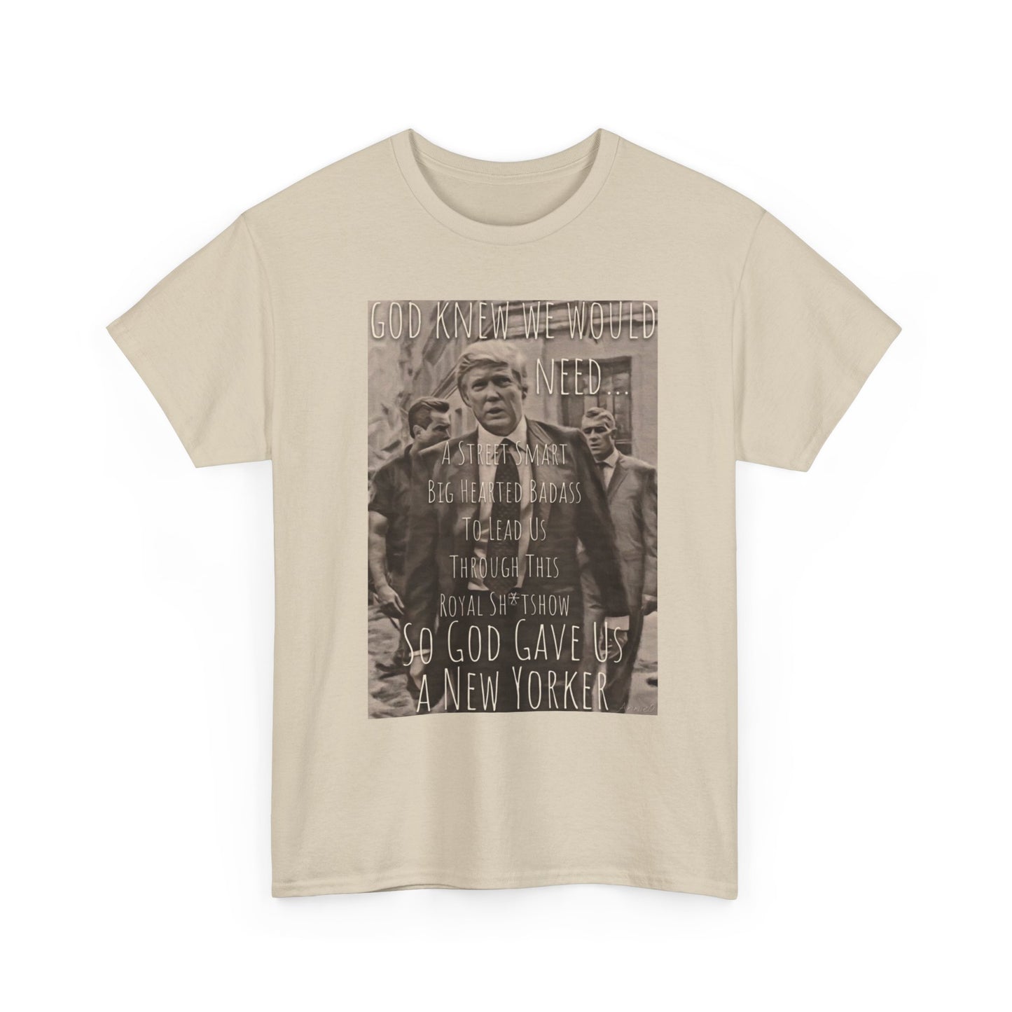 Vintage Trump tee “God gave us a New Yorker” Tee Retro MAGA