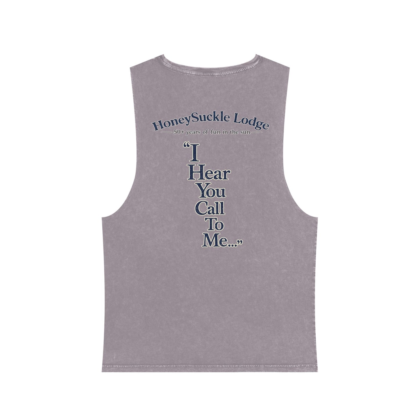 HSL Vintage Beach Tank Top — "I Hear You Call To Me" Stonewash Sleeveless Tee