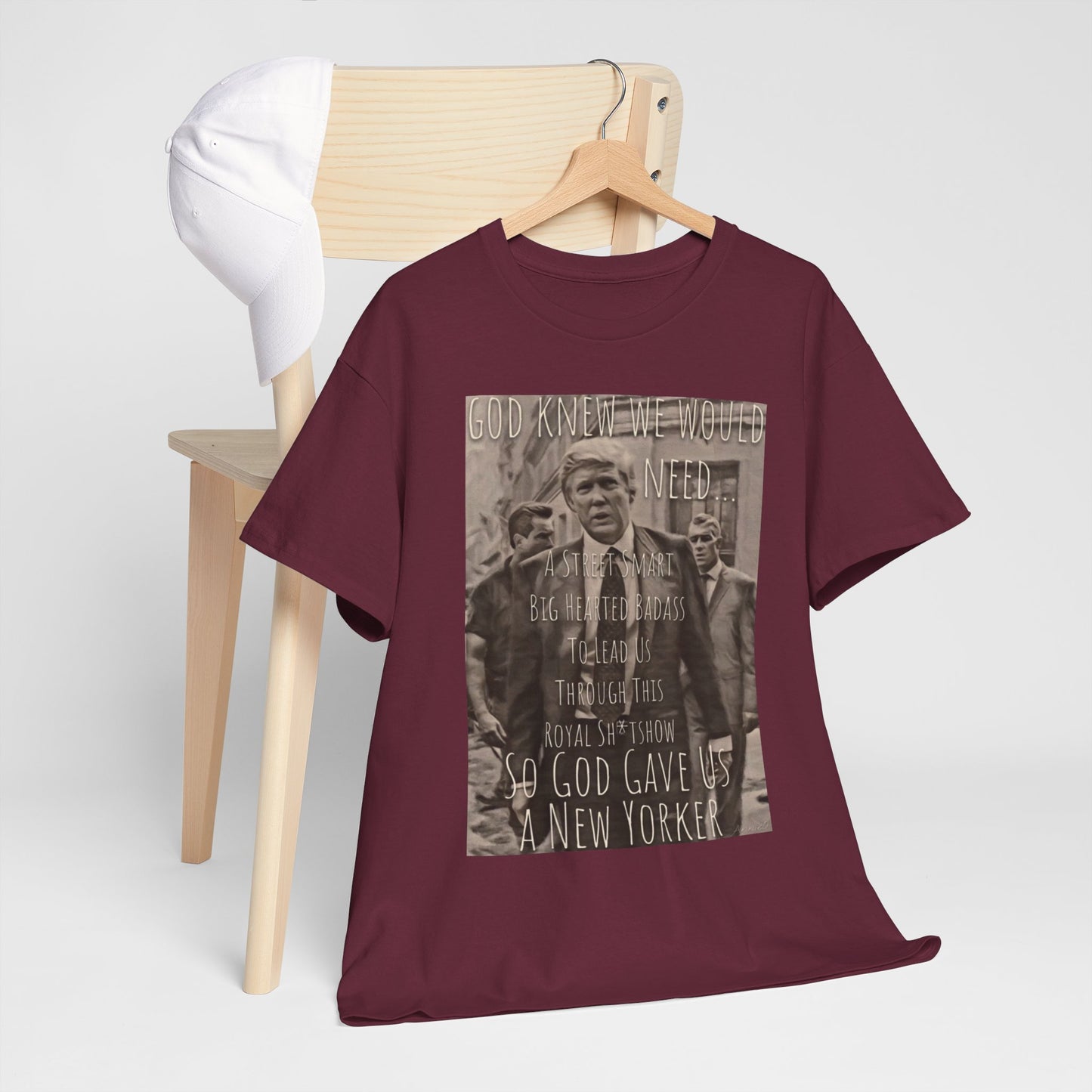 Vintage Trump tee “God gave us a New Yorker” Tee Retro MAGA