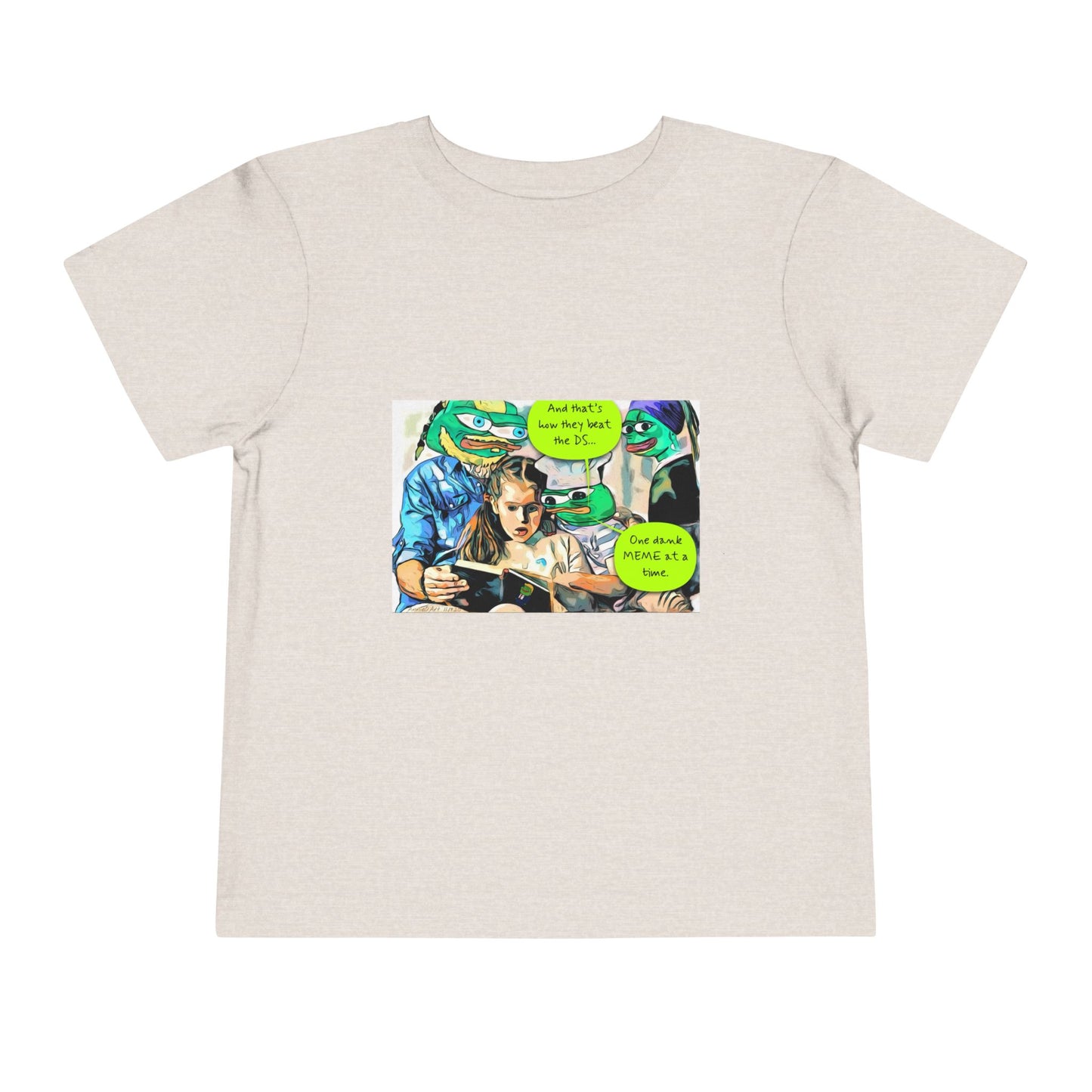 Grandkids of Anons Toddler Tee — Funny Frog Meme Family Gaming Graphic