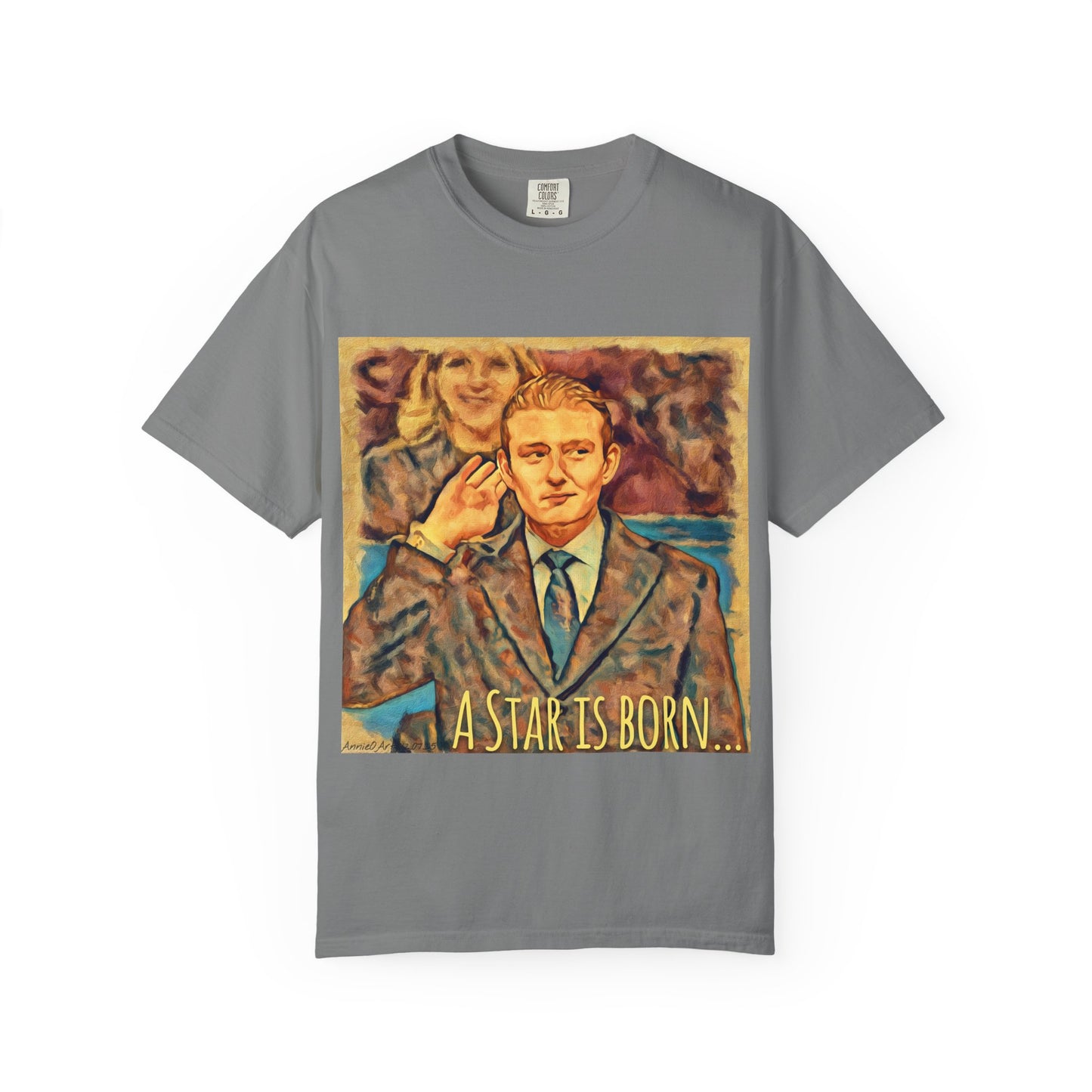 Barron’s “A Star Is Born” T-Shirt — Vintage Portrait Graphic Tee