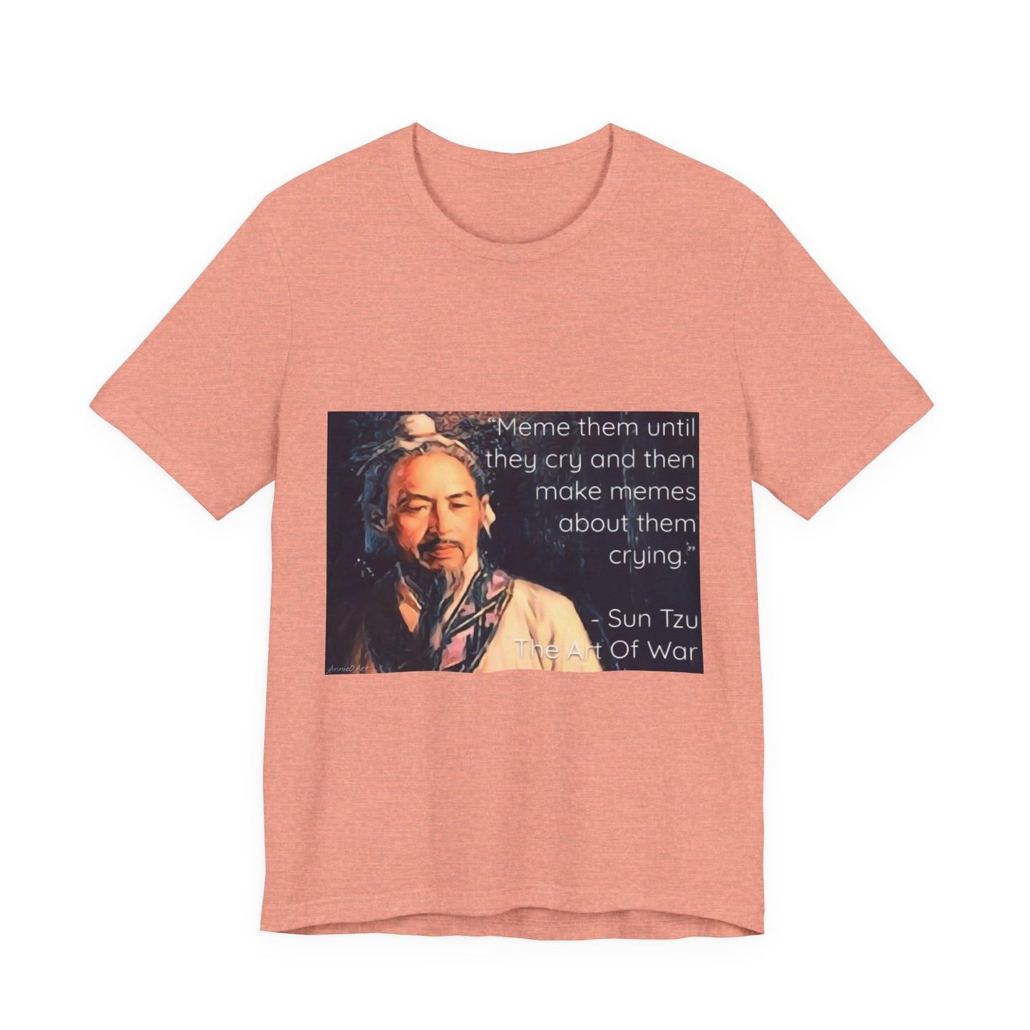 Sun Tzu Meme Tee — "Meme Them Until They Cry" Retro Political Art T‑Shirt