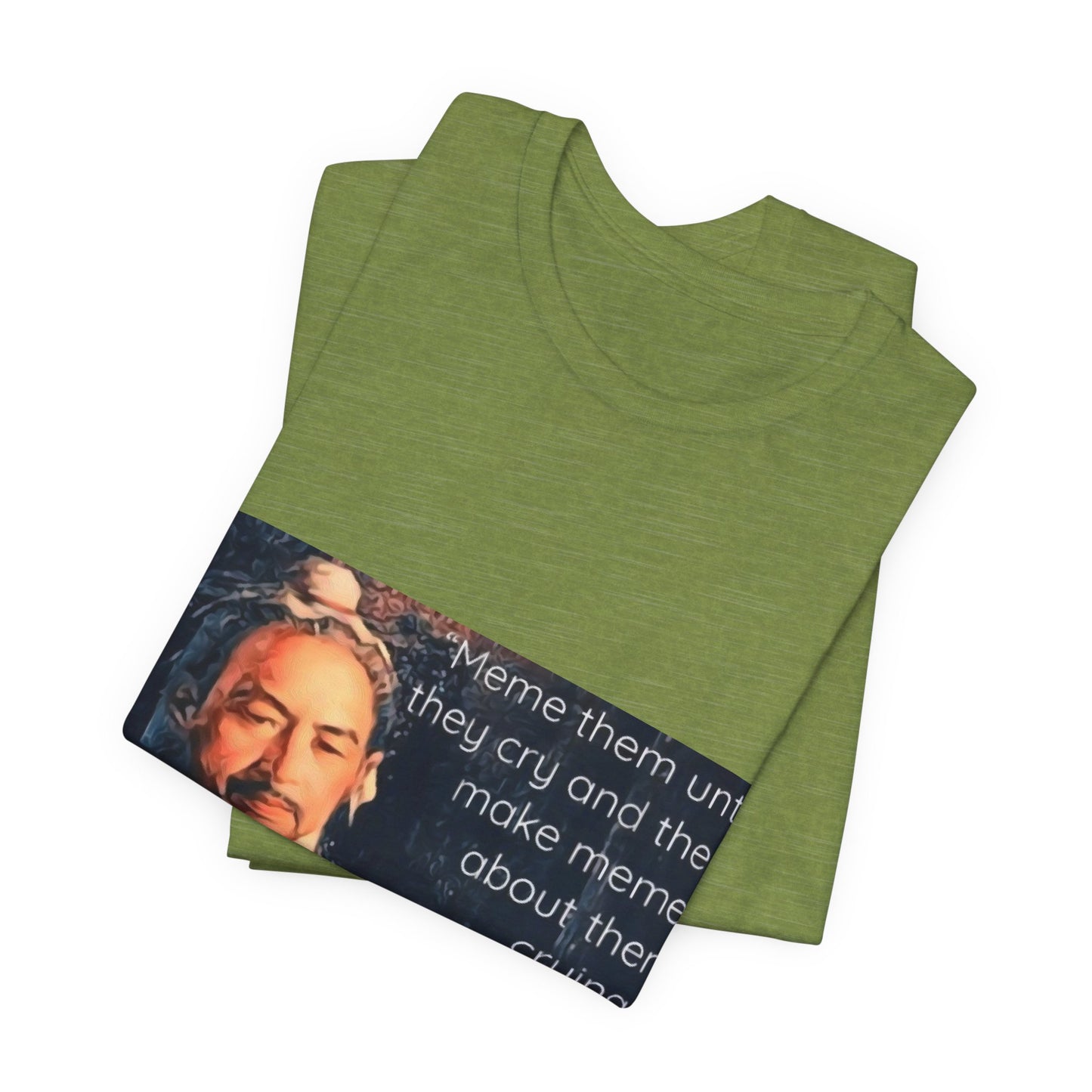 Sun Tzu Meme Tee — "Meme Them Until They Cry" Retro Political Art T‑Shirt