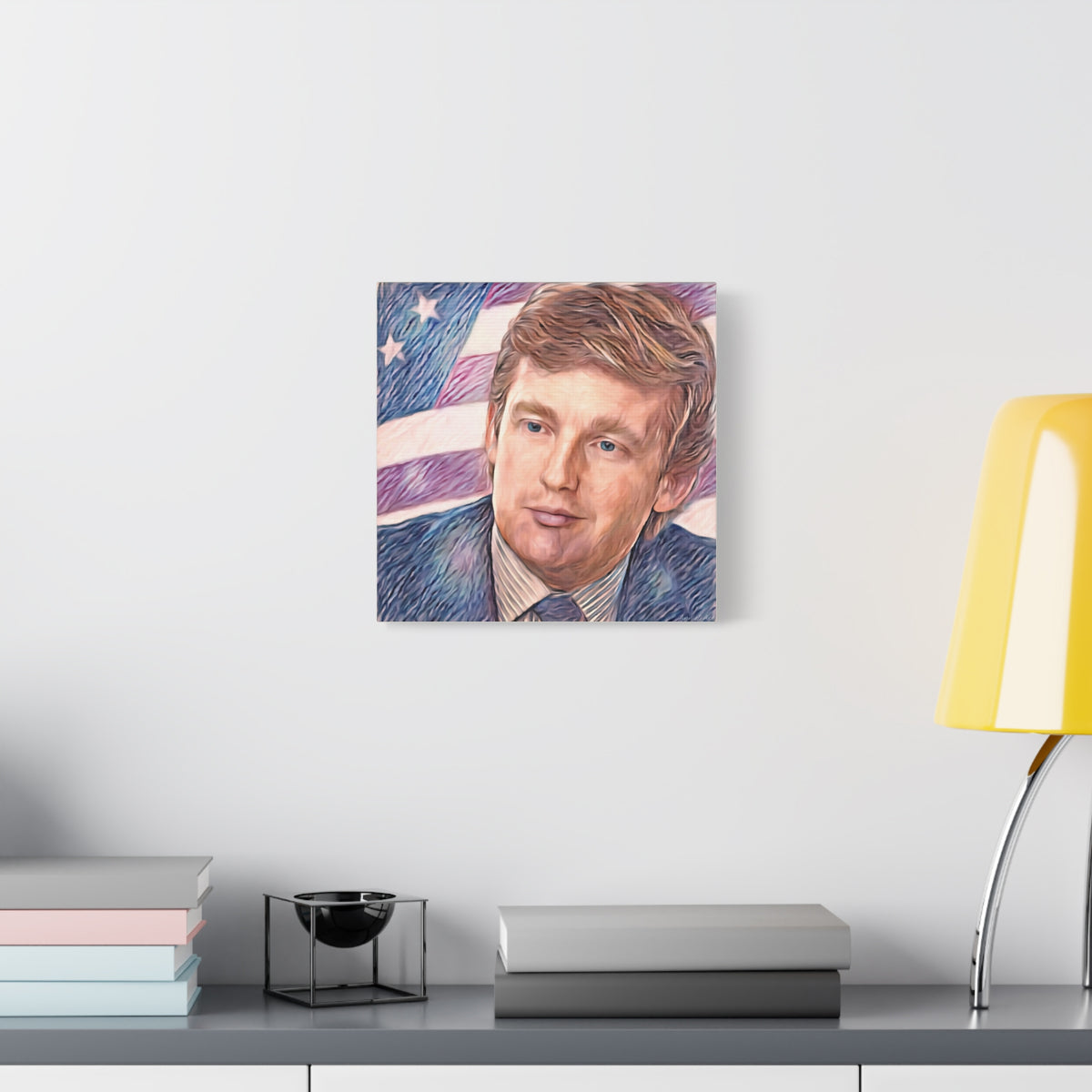 Trump Patriotic Portrait Canvas