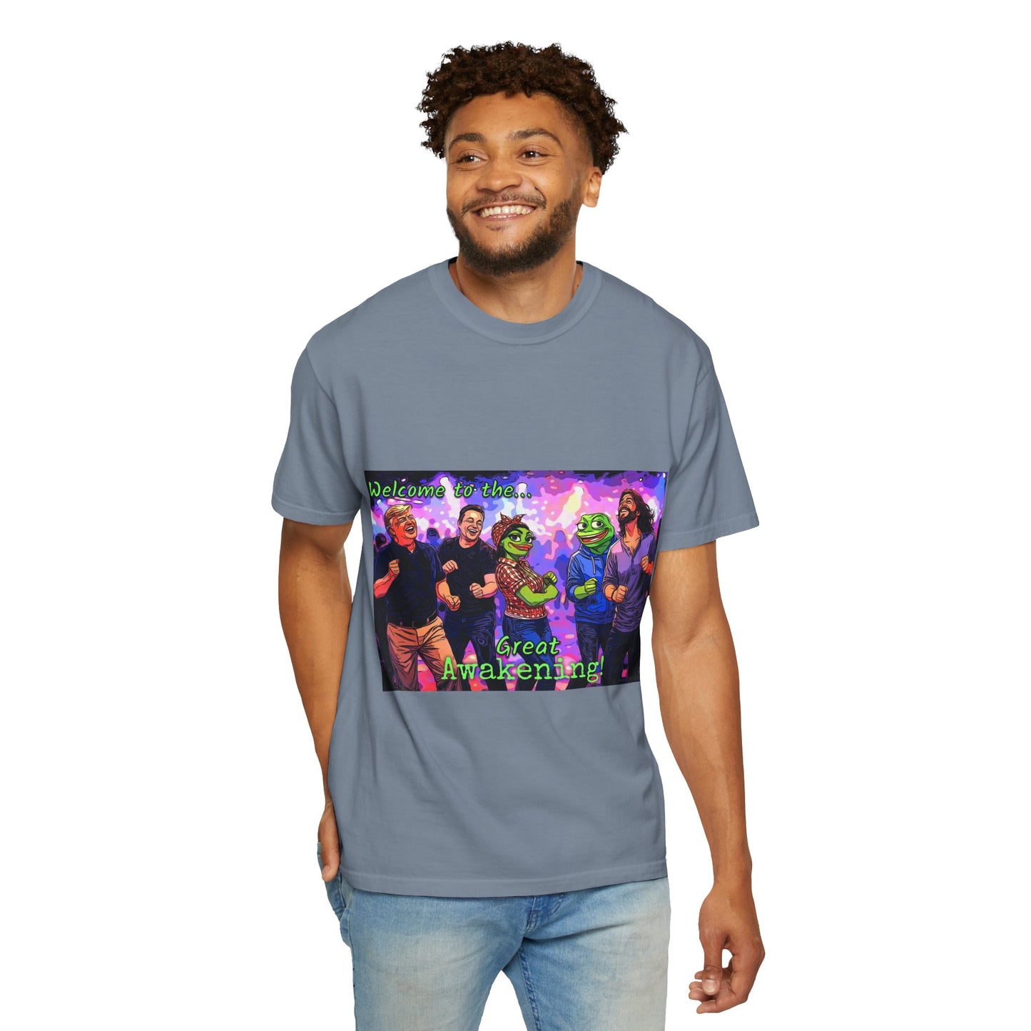 Great Awakening T-Shirt — Psychedelic Pepe & Friends Graphic Tee