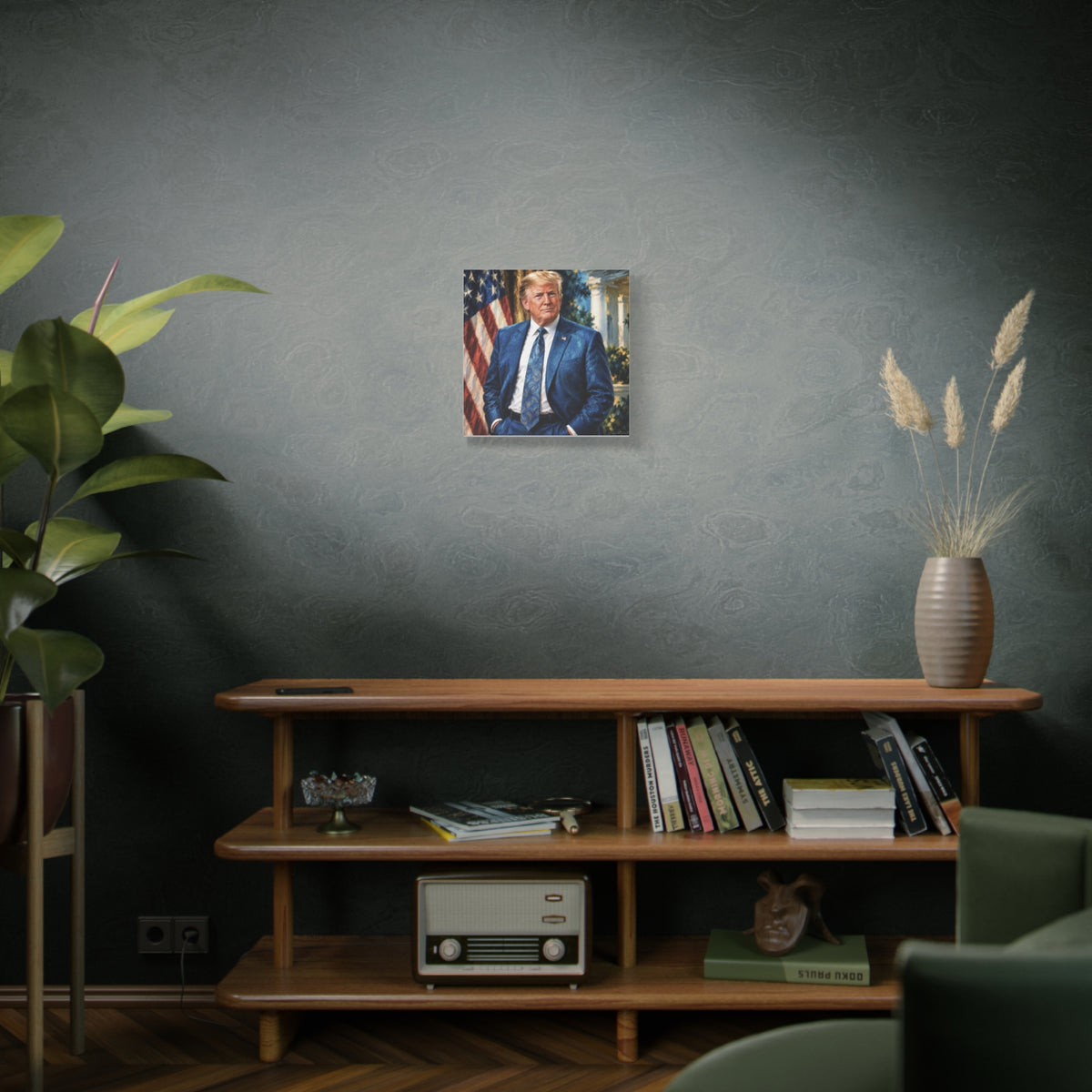 Trump Patriotic Presidential Portrait Canvas