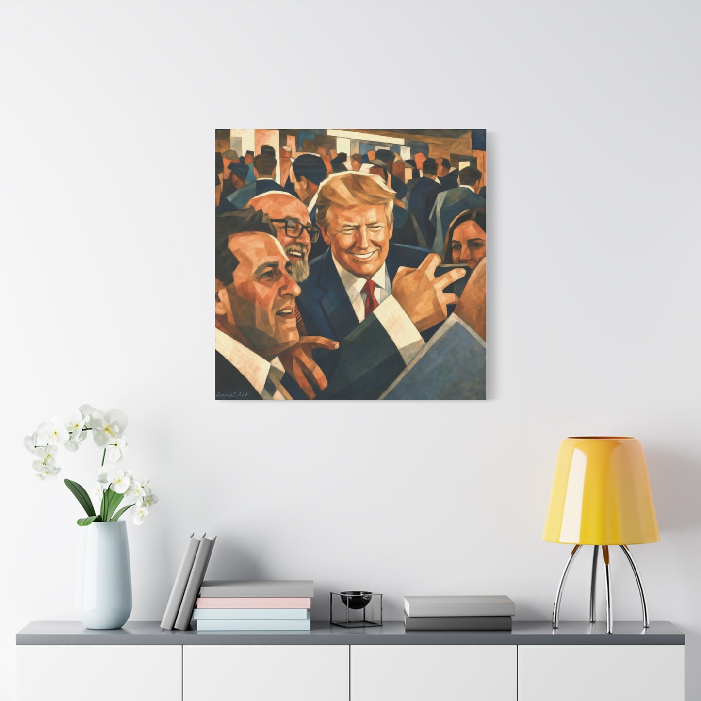 Trump Man of the People Portrait Canvas