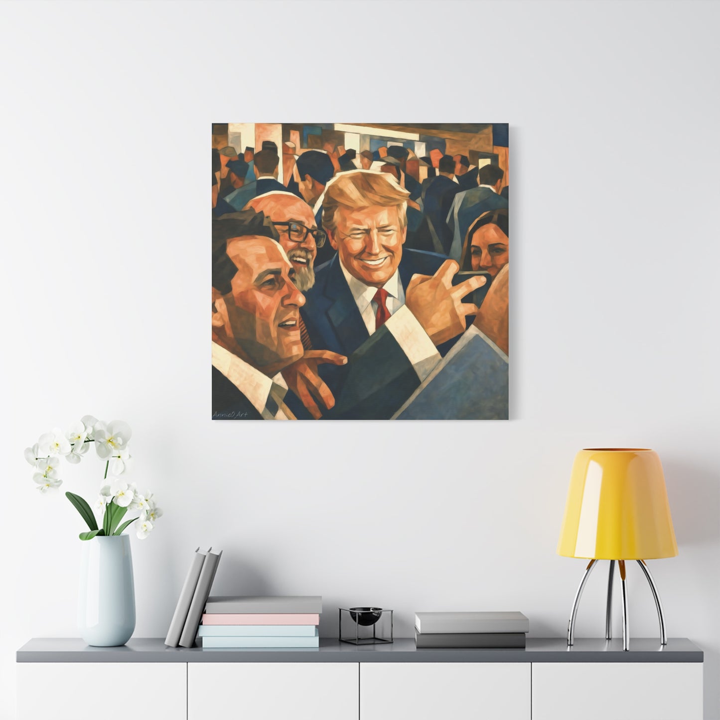 Trump Man of the People Portrait Canvas