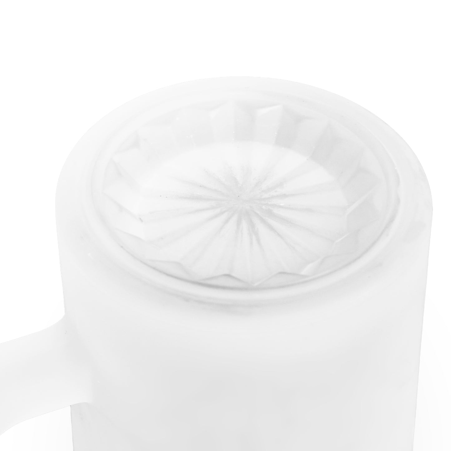 HSL Frosted Glass Beer Mug — "I Hear You Call To Me" Vintage Coastal Pub Stein