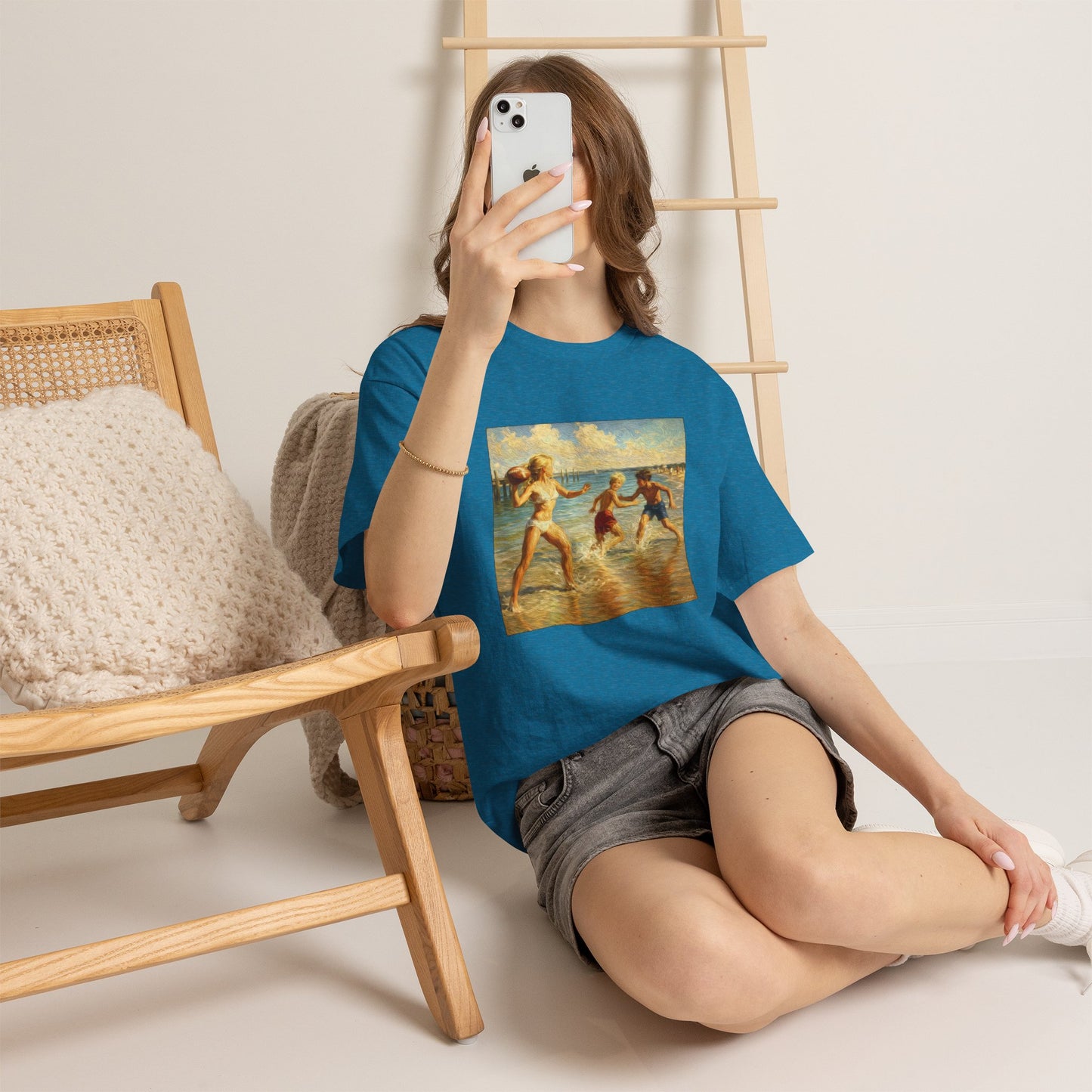 Vintage Beach T‑Shirt — 'Honeysuckle Lodge: 50+ Years of Endless Summer' Retro Seaside Tee