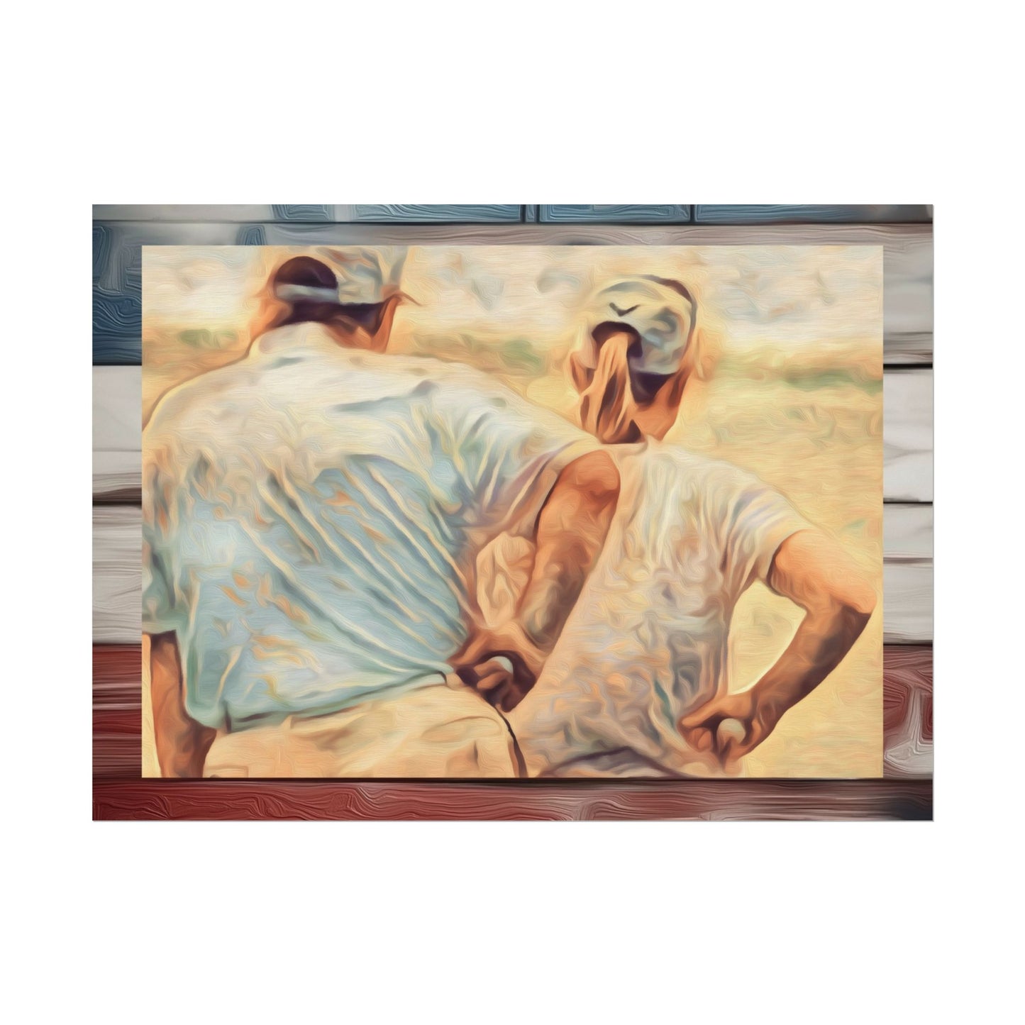 Golfing Trump Painting/ Poster — Golf Lovers Matte Art
