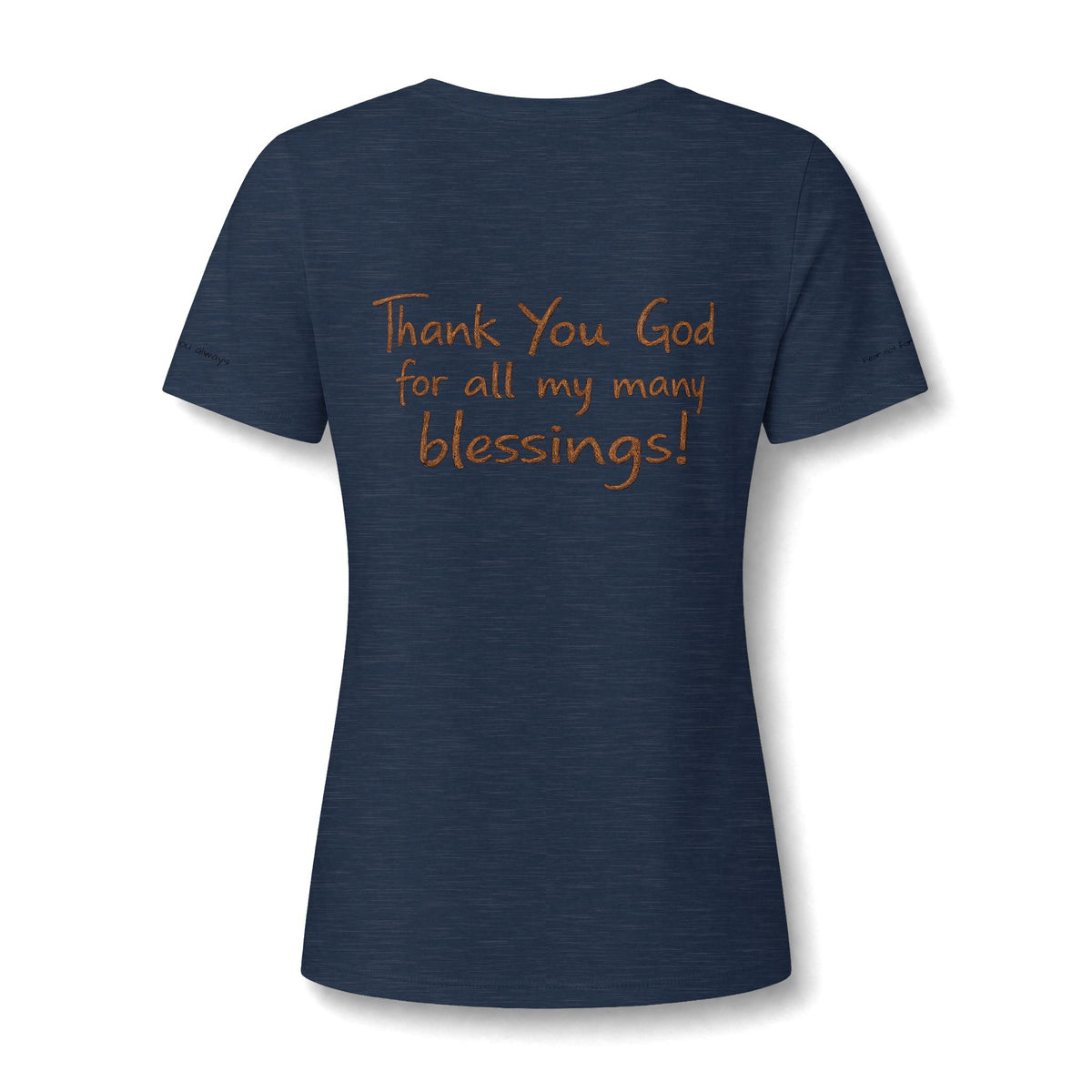 Women's V-Neck Tee — Stylized Jesus Portrait Graphic Tee