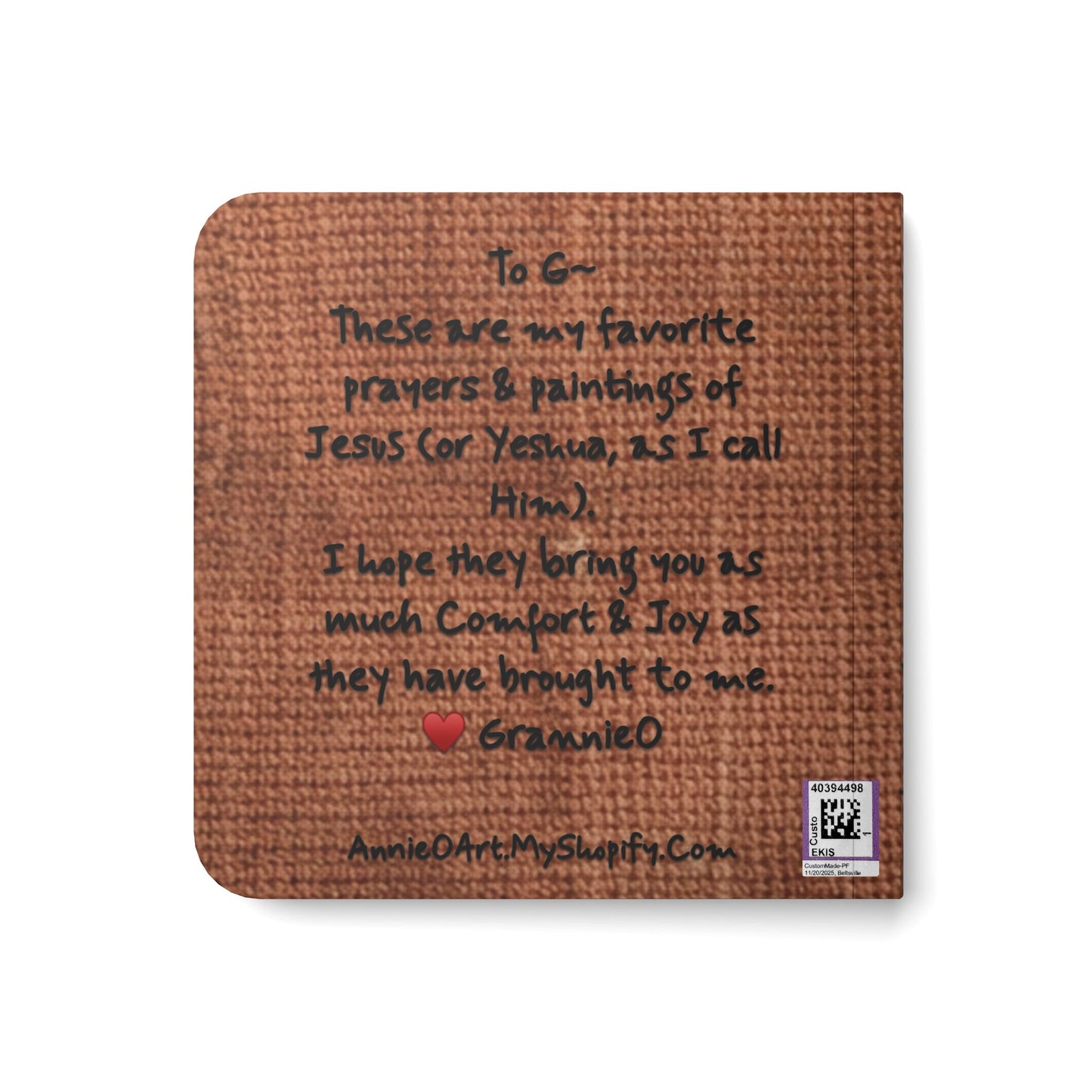 Board Book — "Book of Prayers: I Am With You Always" —Jesus Paintings & Prayer Book for Kids & Adults