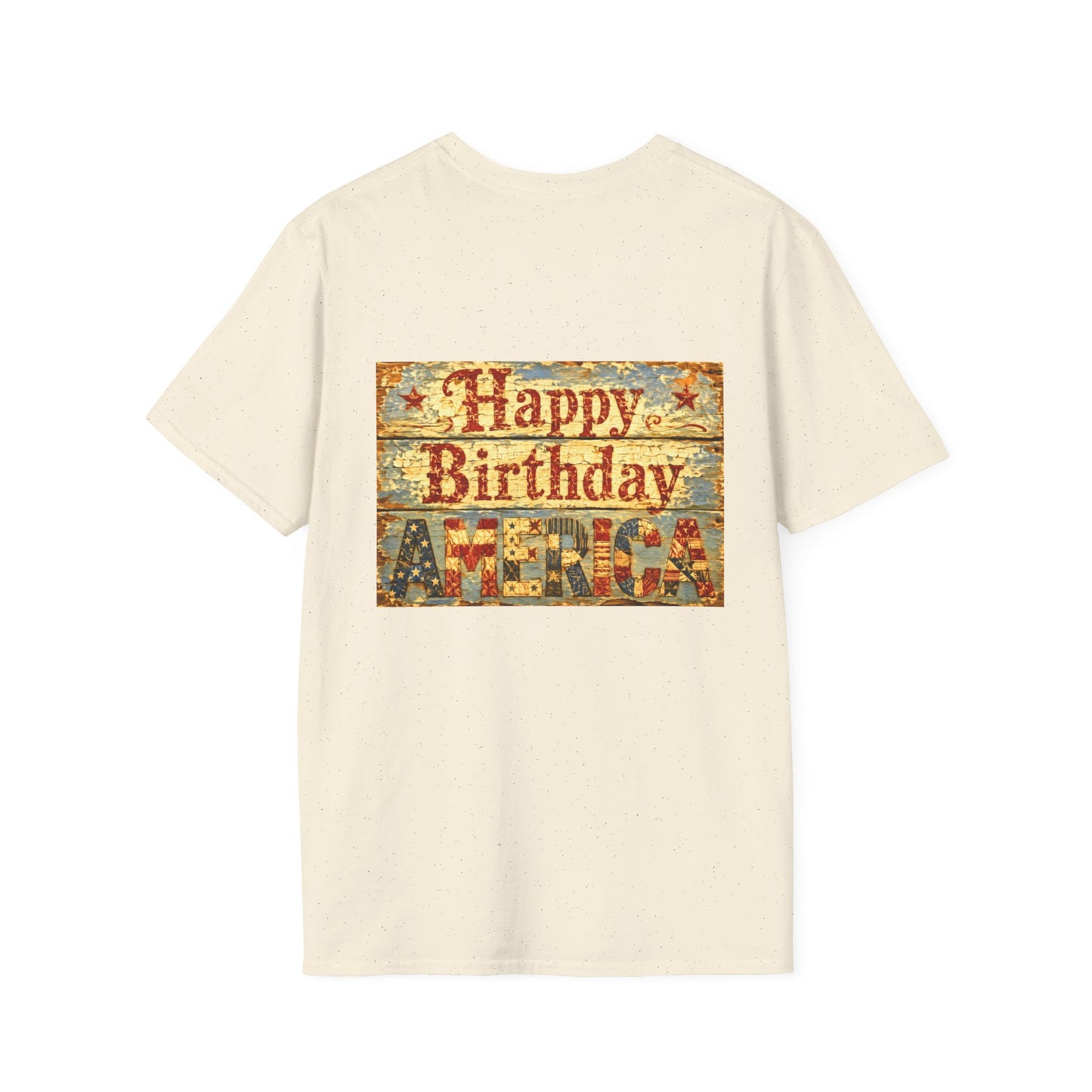 HoneySuckle Lodge 50th—America 250th Bungalow Path T-Shirt —Front & Back Design- Happy 250th Anniversary USA Patriotic Tee