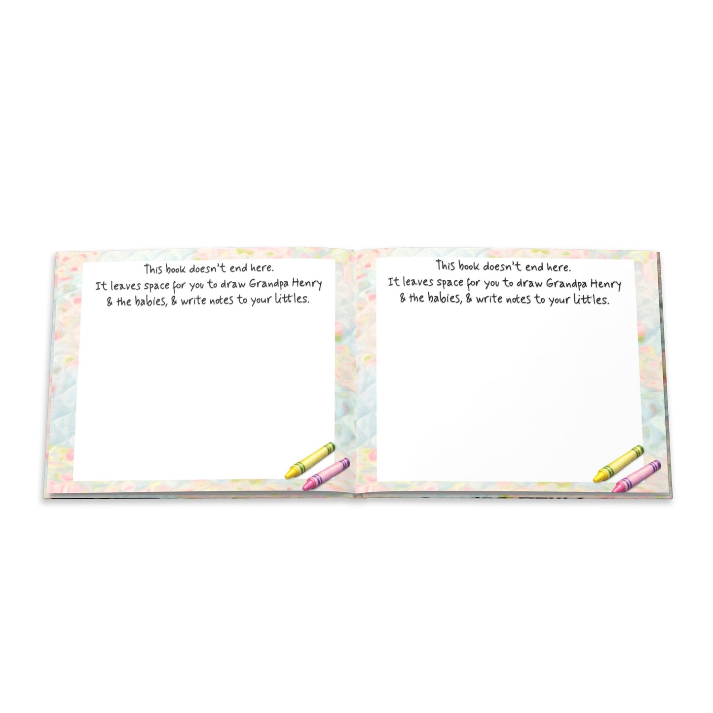 Hardcover Photo Book — "Grandpa Henry & The Day The Babies Were Born" Keepsake