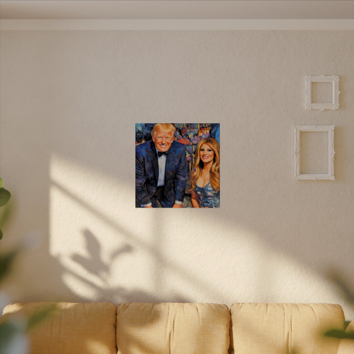First Couple Textured Watercolor Matte Poster