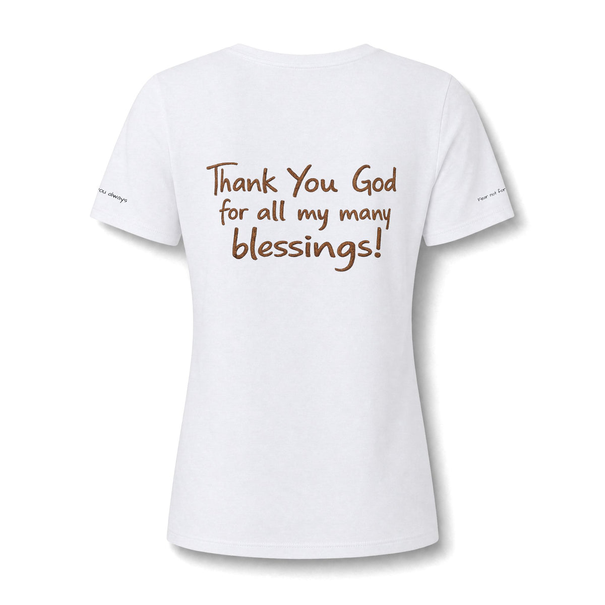 Women's V-Neck Tee — Stylized Jesus Portrait Graphic Tee