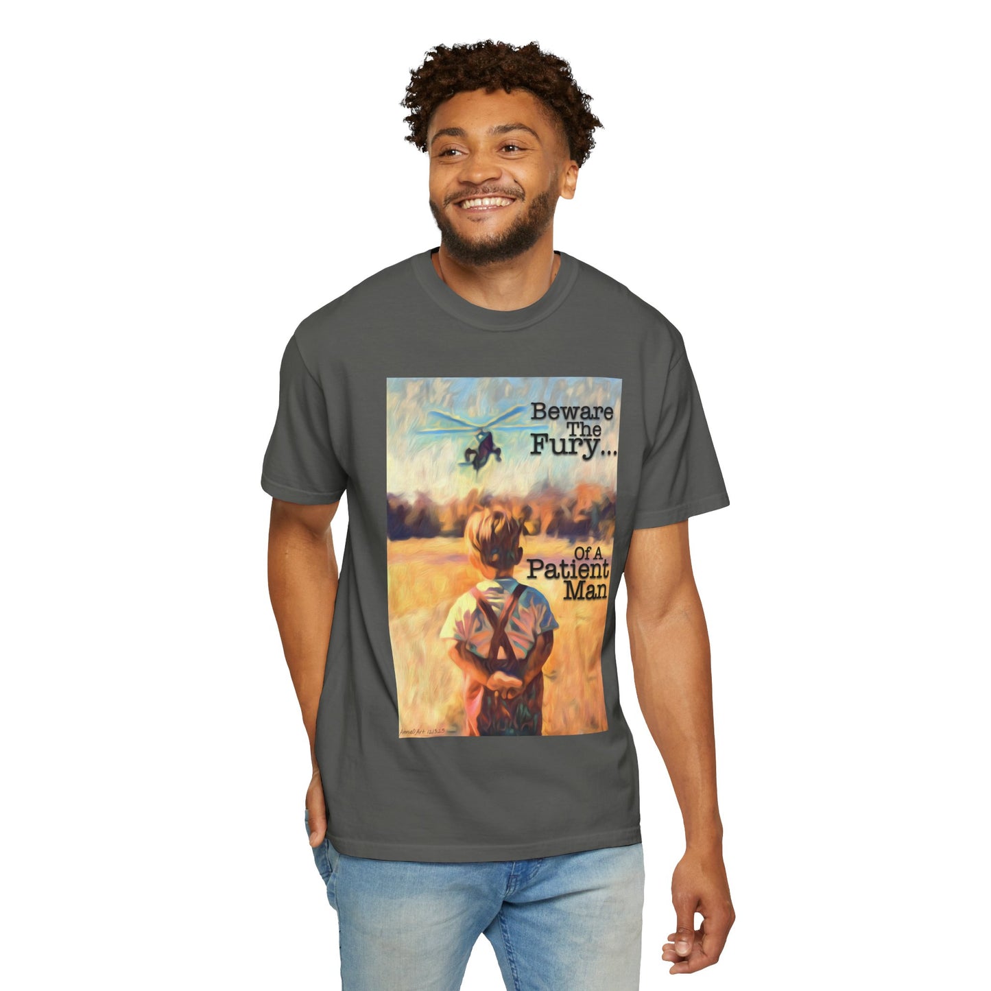JFK Jr Beware The Fury Of A Patient Man T-Shirt — Vintage Tee