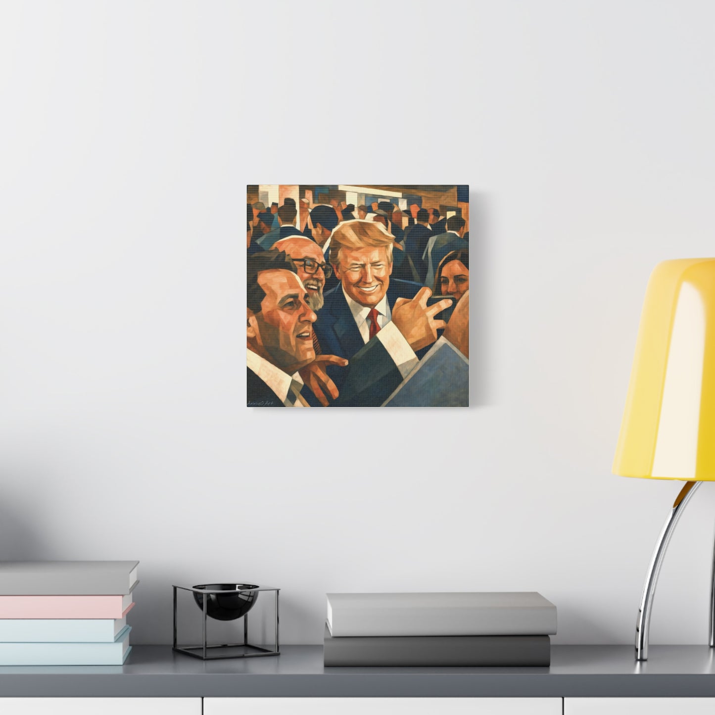 Trump Man of the People Portrait Canvas