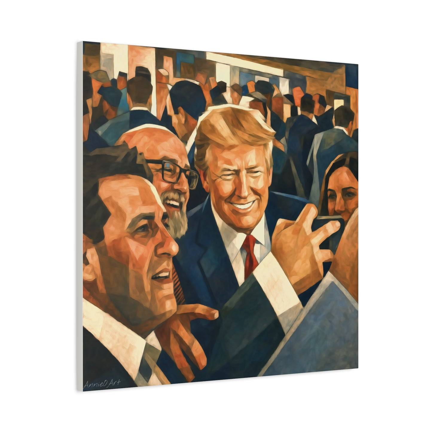 Trump Man of the People Portrait Canvas