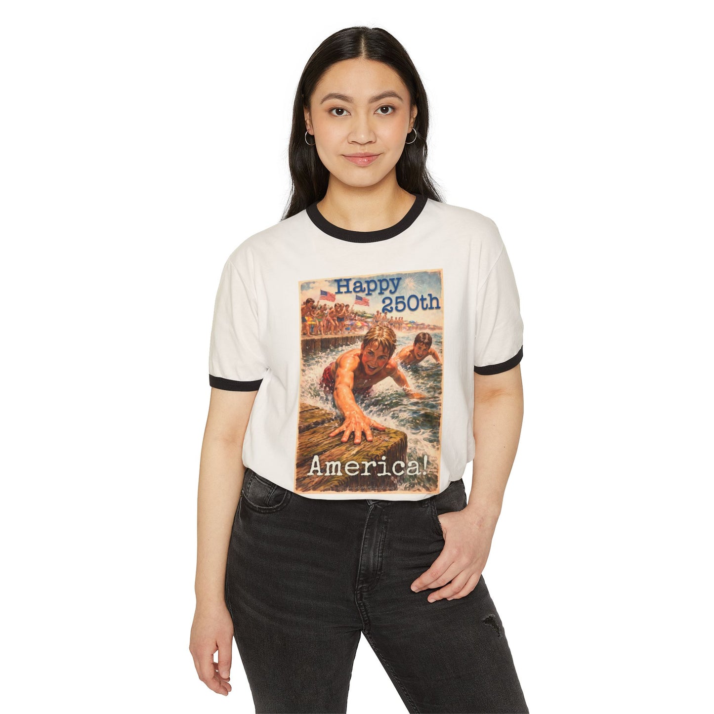 250th Ringer T-Shirt— Happy 250th America!