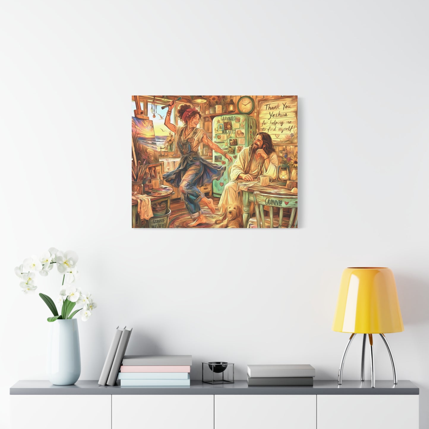 Thank You Yeshua Art Canvas