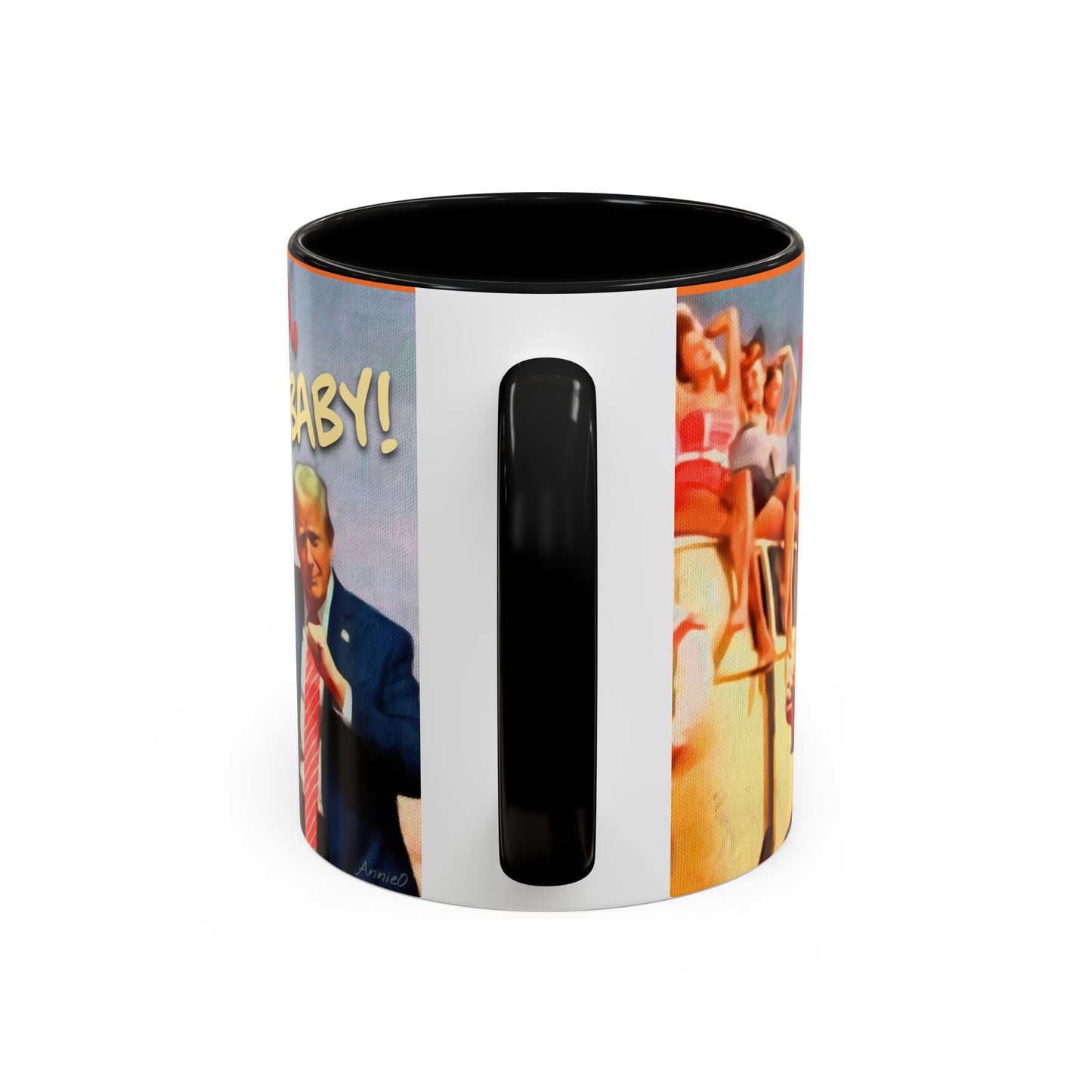 Political Novelty Covfefe Mug – "MAGA Baby" Retro Campaign Design