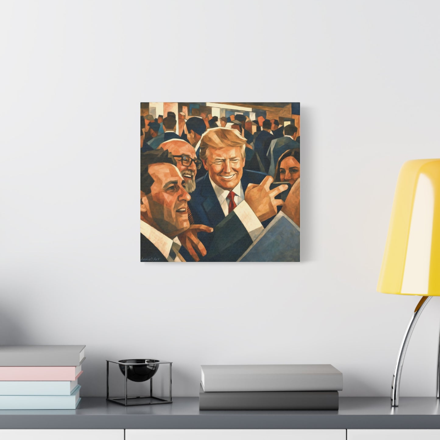 Trump Man of the People Portrait Canvas