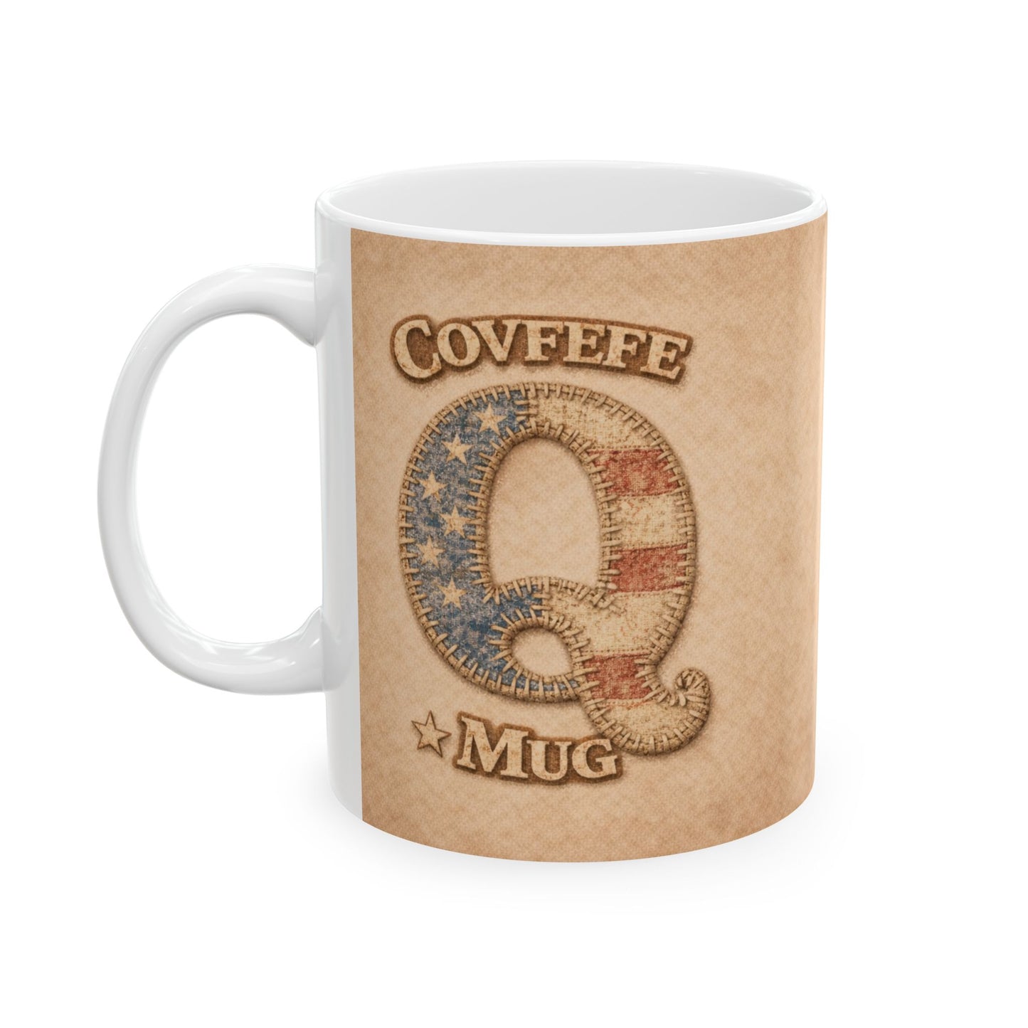 Q Covfefe Ceramic Mug —  Coffee Cup (11oz, 15oz)